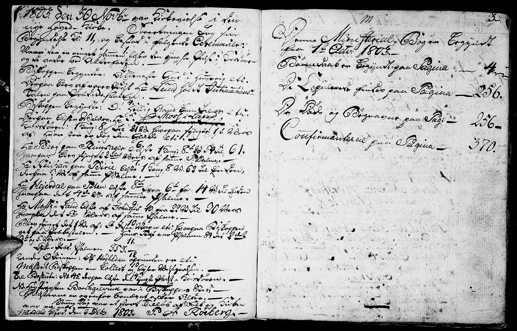 Vardal prestekontor, SAH/PREST-100/H/Ha/Hab/L0003: Parish register (copy) no. 3, 1803-1808, p. 2-3