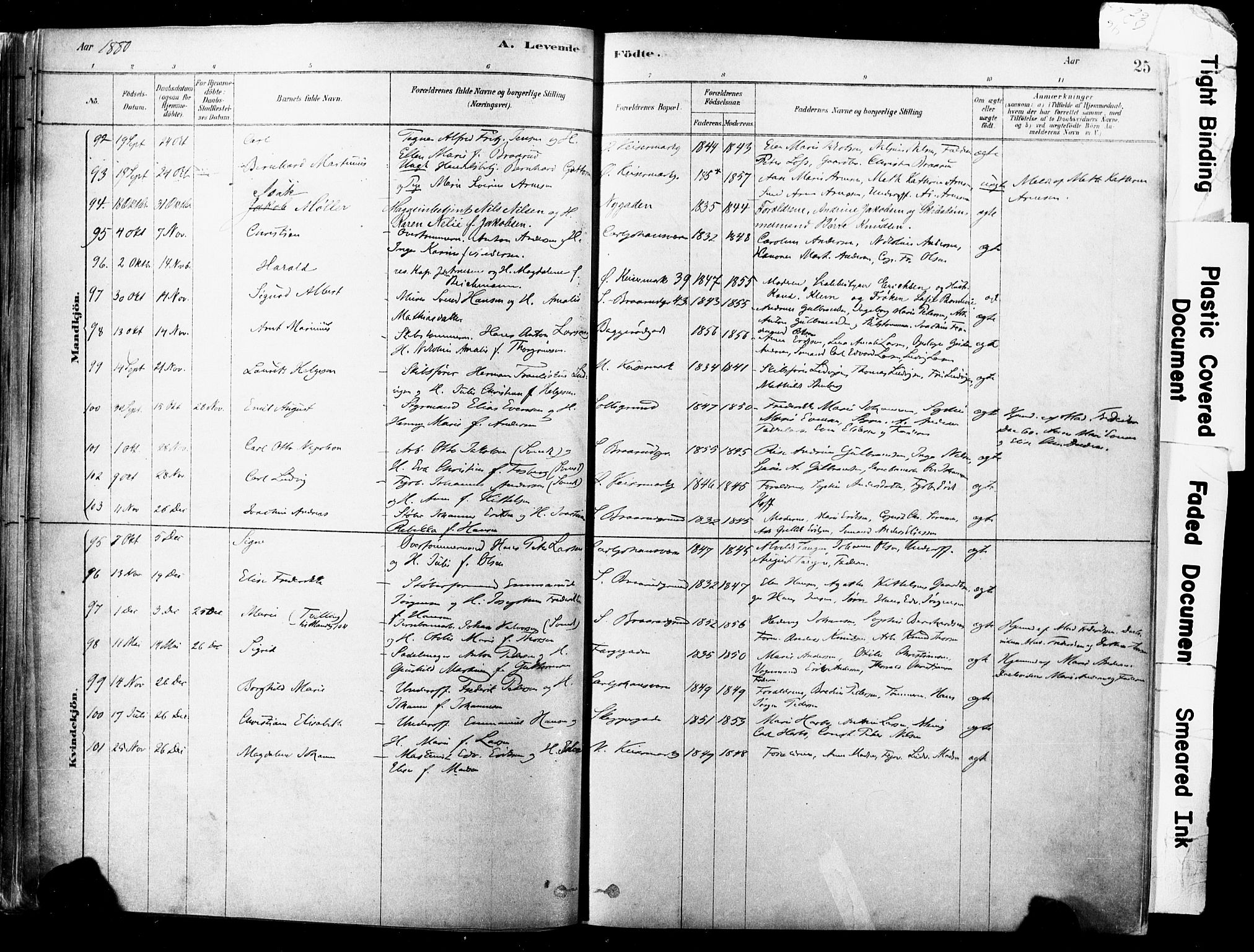 Horten kirkebøker, AV/SAKO-A-348/F/Fa/L0003: Parish register (official) no. 3, 1878-1887, p. 25