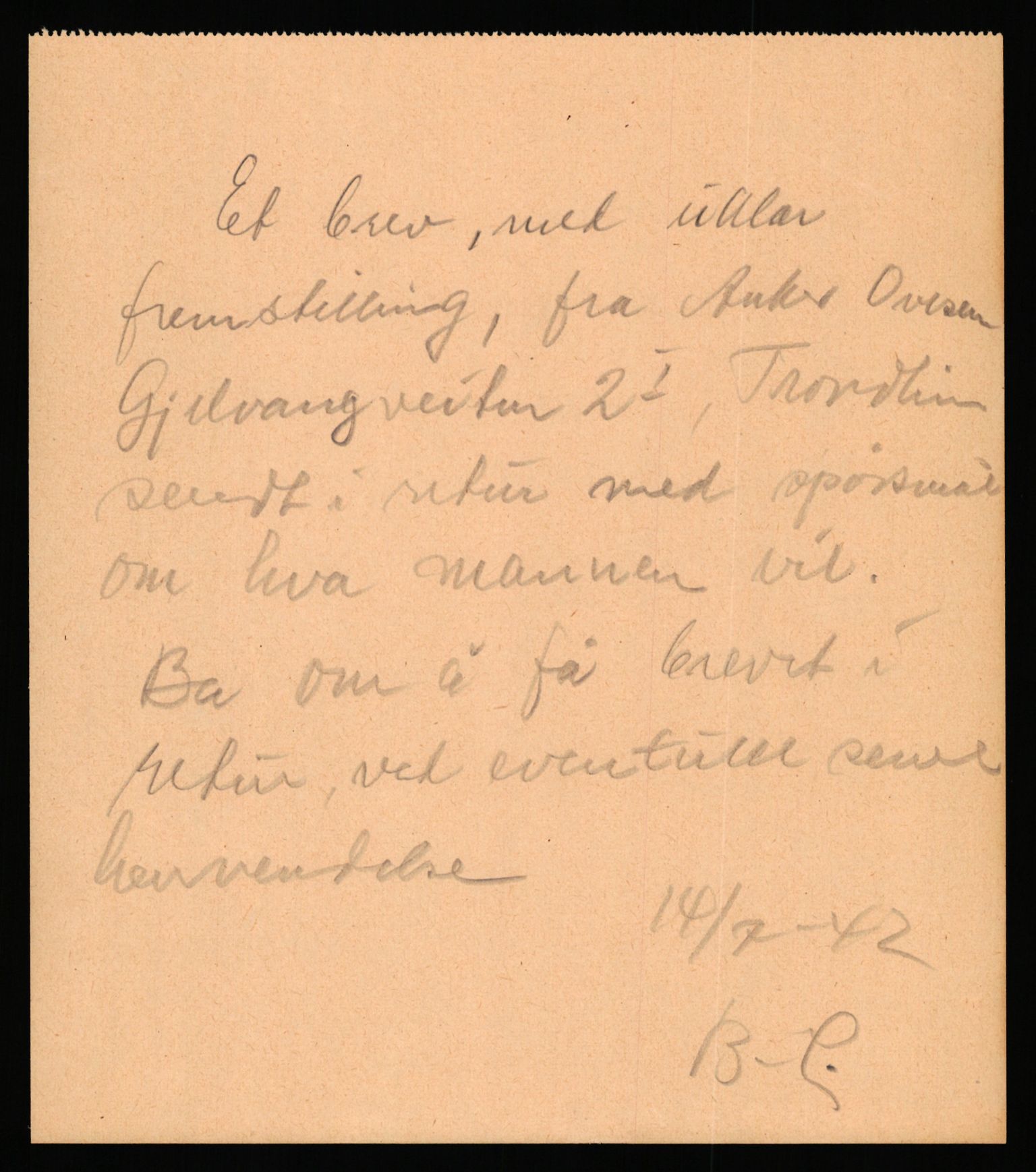 Justisdepartementet, Oppgjørsavdelingen, RA/S-1056/G/Gb/L0095: Spesiallister m.v., 1940-1943, p. 992