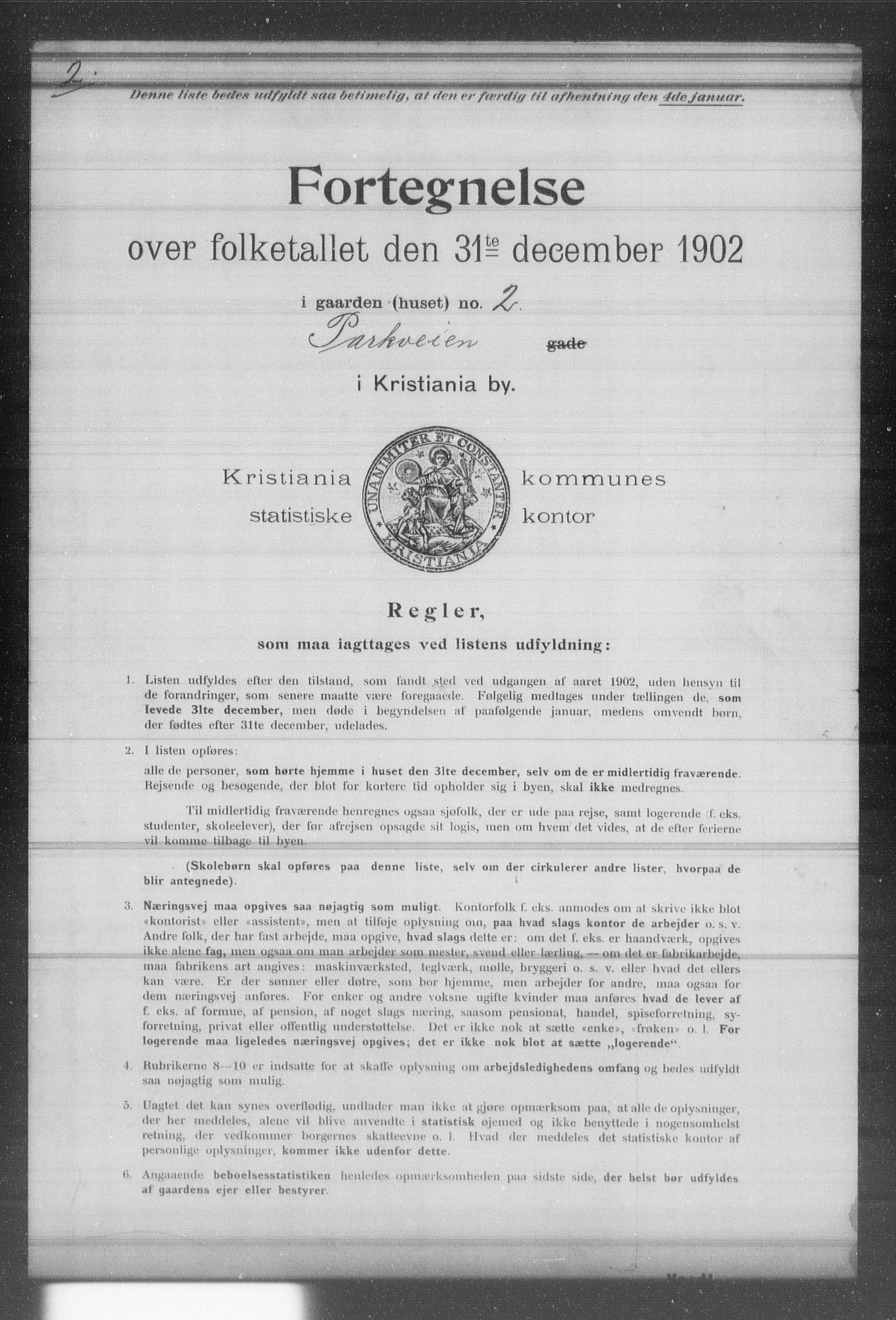 OBA, Municipal Census 1902 for Kristiania, 1902, p. 14832