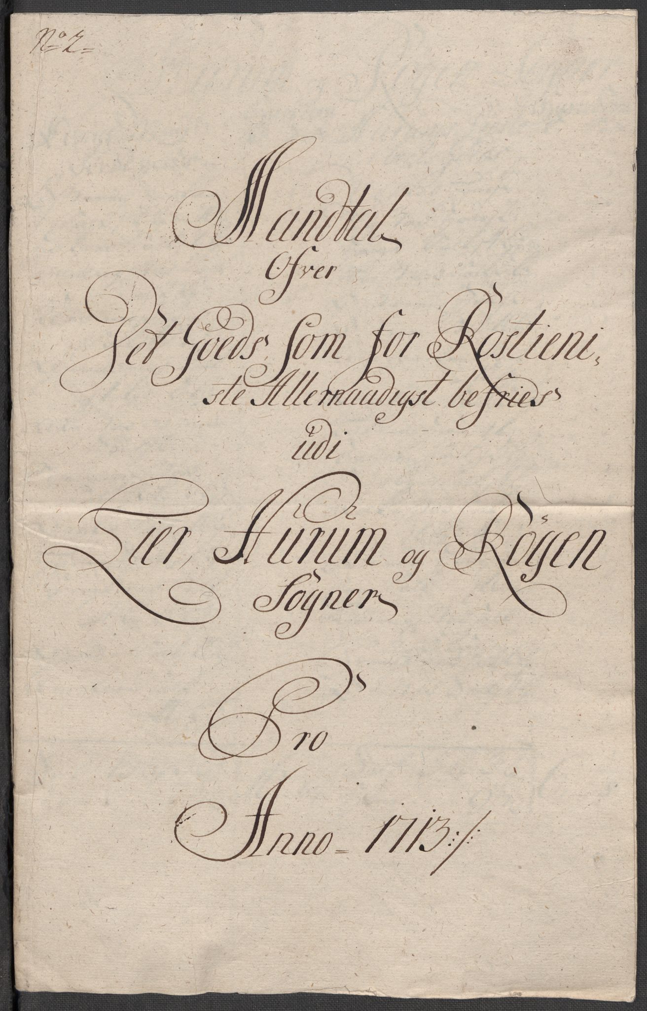 Rentekammeret inntil 1814, Reviderte regnskaper, Fogderegnskap, RA/EA-4092/R31/L1708: Fogderegnskap Hurum, Røyken, Eiker, Lier og Buskerud, 1713, p. 168