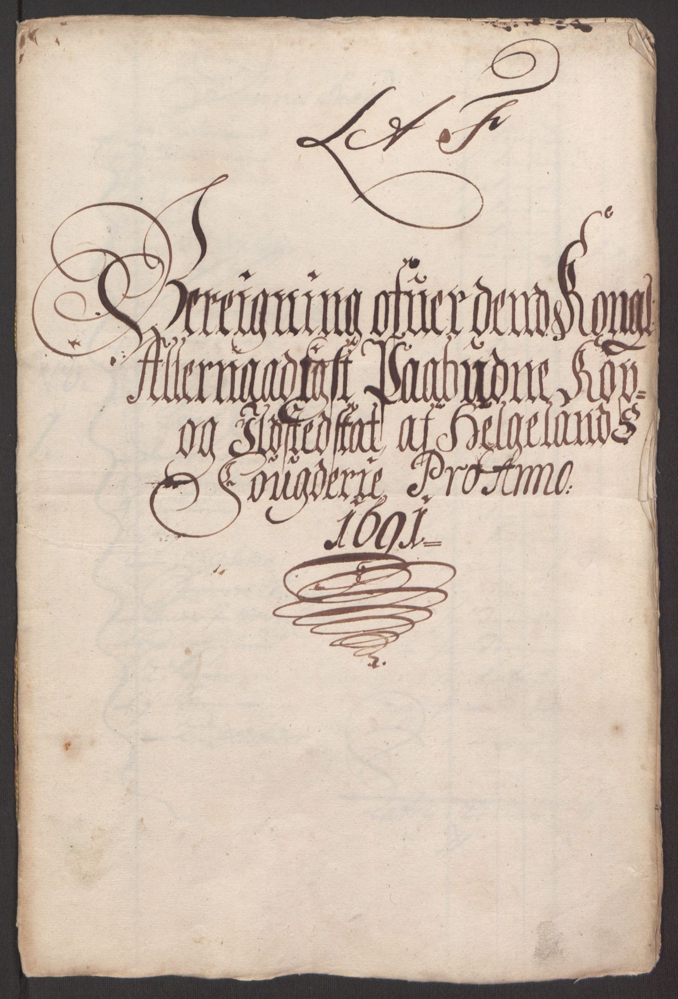 Rentekammeret inntil 1814, Reviderte regnskaper, Fogderegnskap, RA/EA-4092/R65/L4504: Fogderegnskap Helgeland, 1691-1692, p. 124