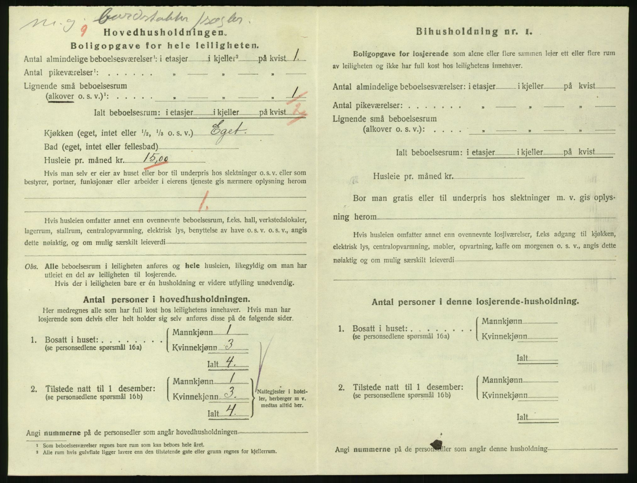 SAKO, 1920 census for Larvik, 1920, p. 3515