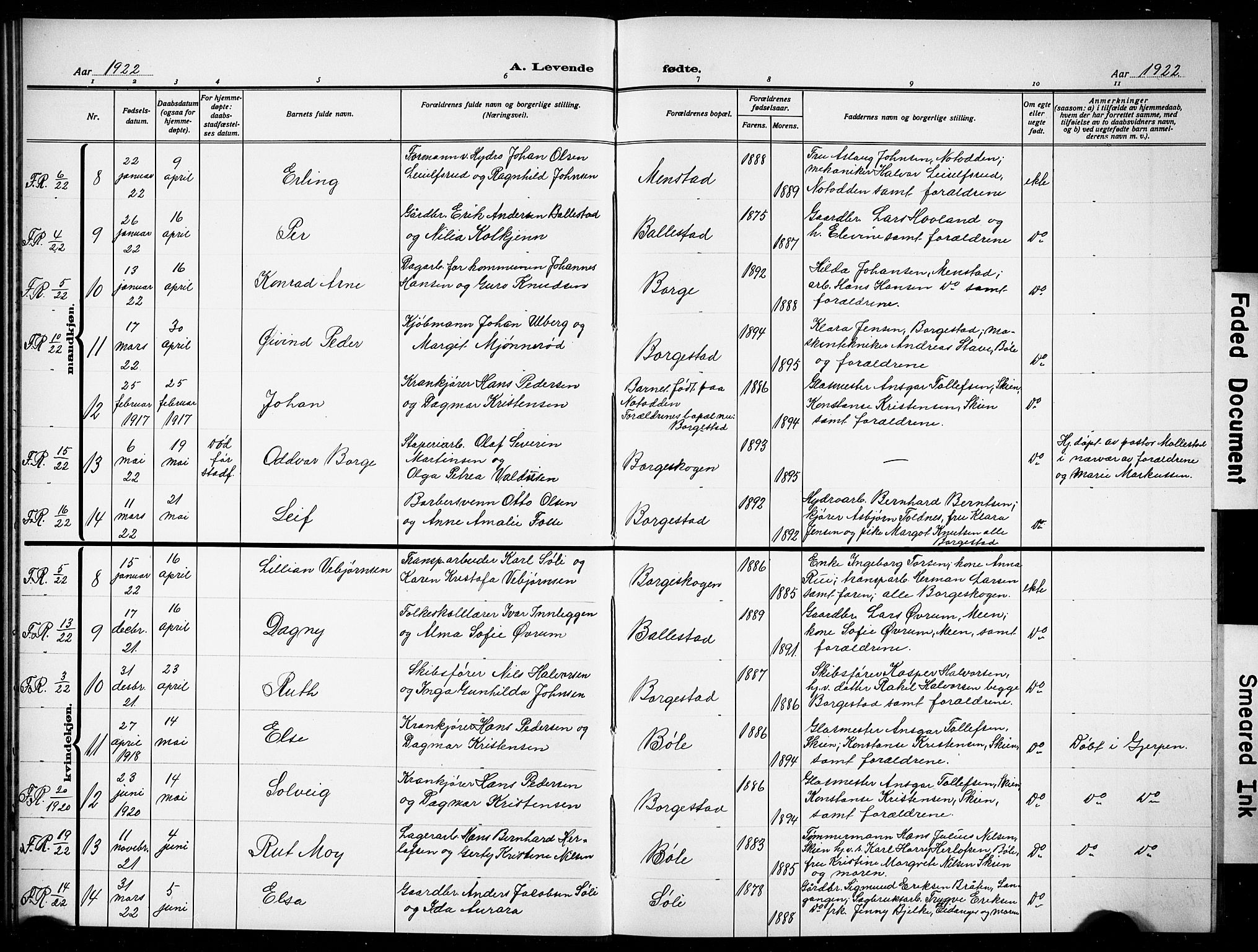 Gjerpen kirkebøker, SAKO/A-265/G/Gb/L0001: Parish register (copy) no. II 1, 1920-1929