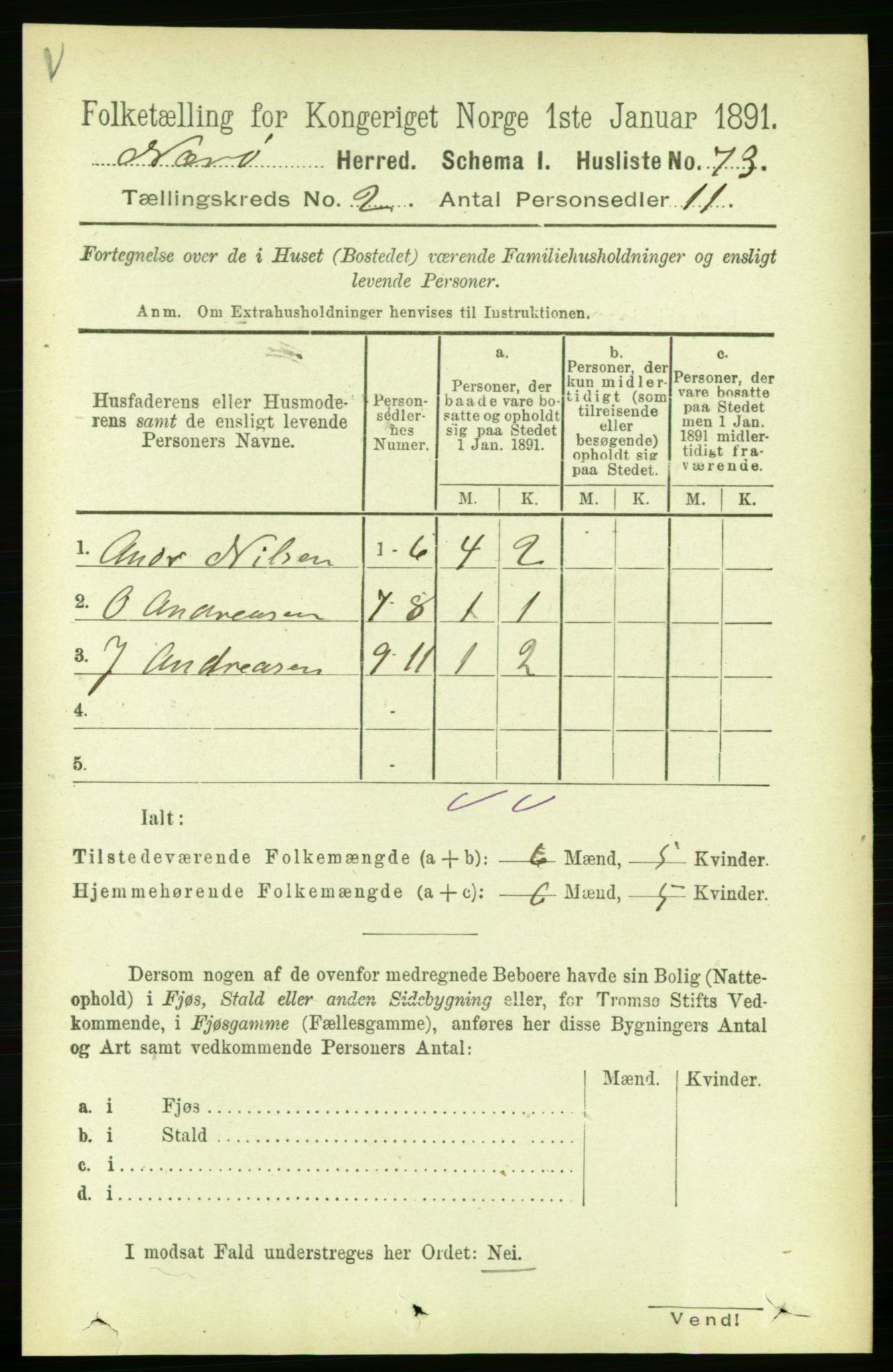 RA, 1891 census for 1751 Nærøy, 1891, p. 620