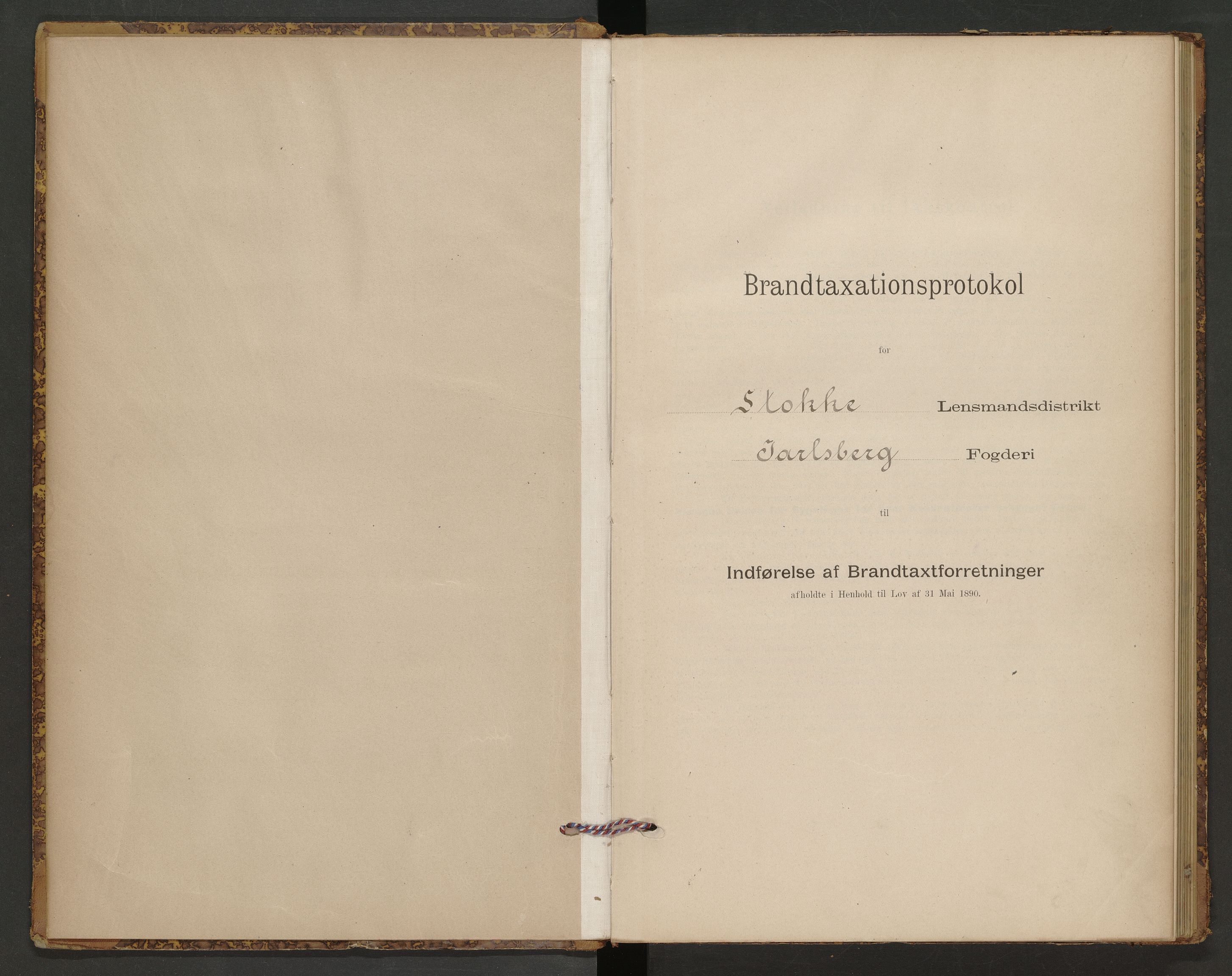 Stokke lensmannskontor, AV/SAKO-A-550/Y/Yb/Ybb/L0001: Skjematakstprotokoll, 1895-1918