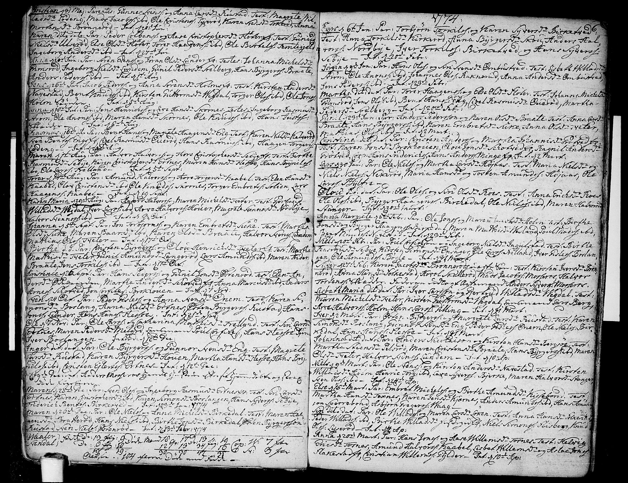 Våler prestekontor Kirkebøker, AV/SAO-A-11083/F/Fa/L0004: Parish register (official) no. I 4, 1771-1815, p. 6