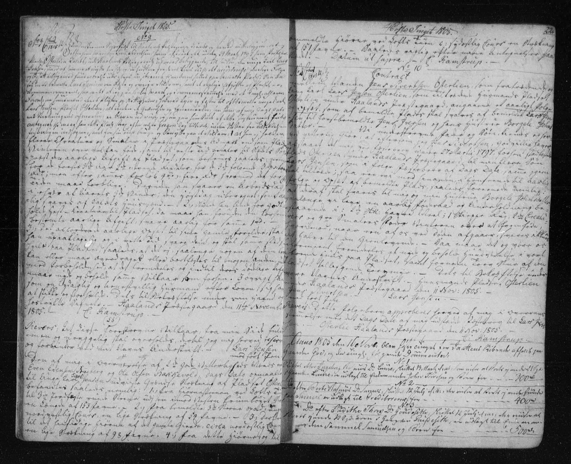 Jæren og Dalane sorenskriveri, AV/SAST-A-100306/4/41/41B/L0011: Mortgage book no. 8, 1805-1812, p. 22