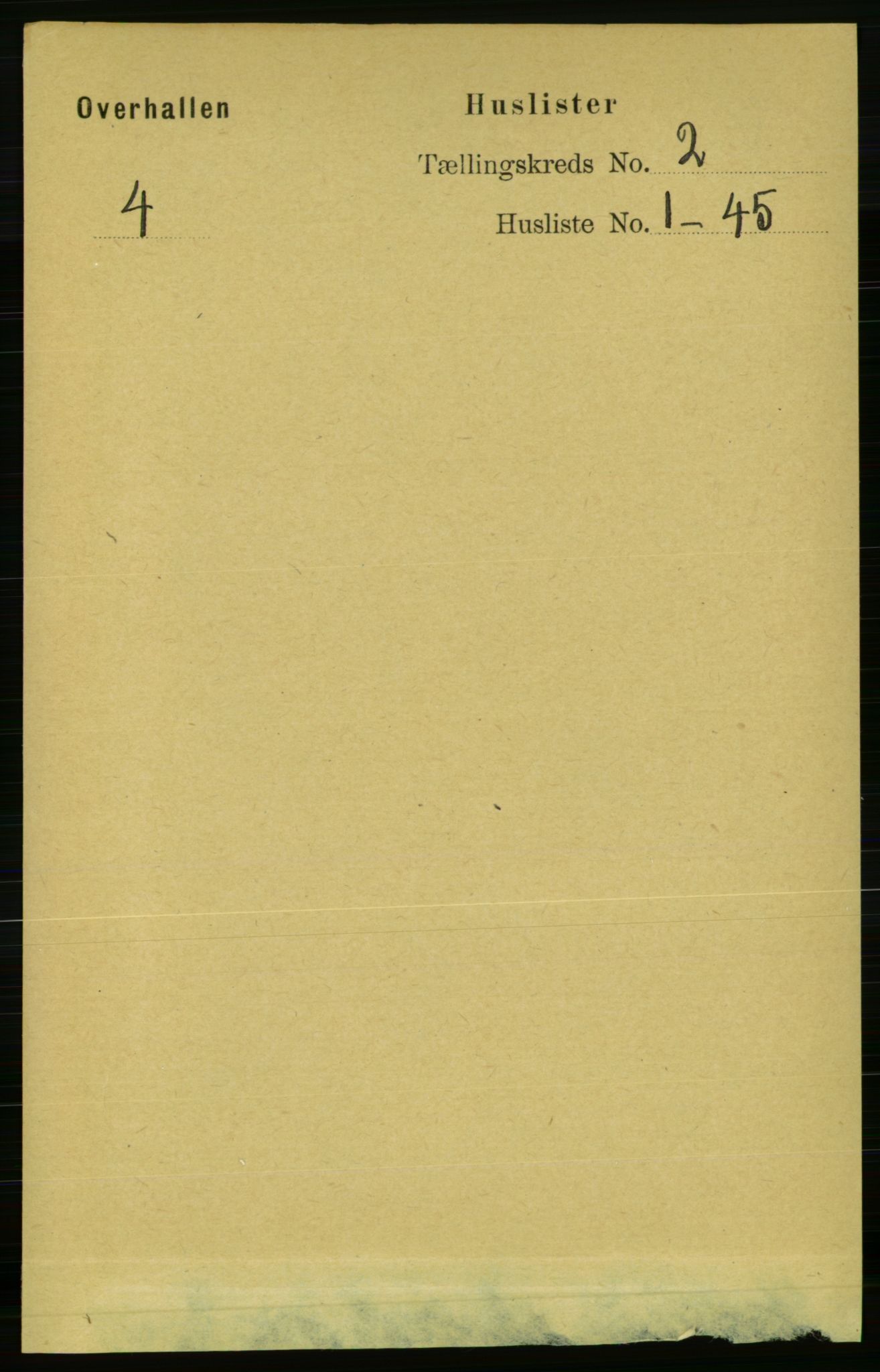 RA, 1891 census for 1744 Overhalla, 1891, p. 399