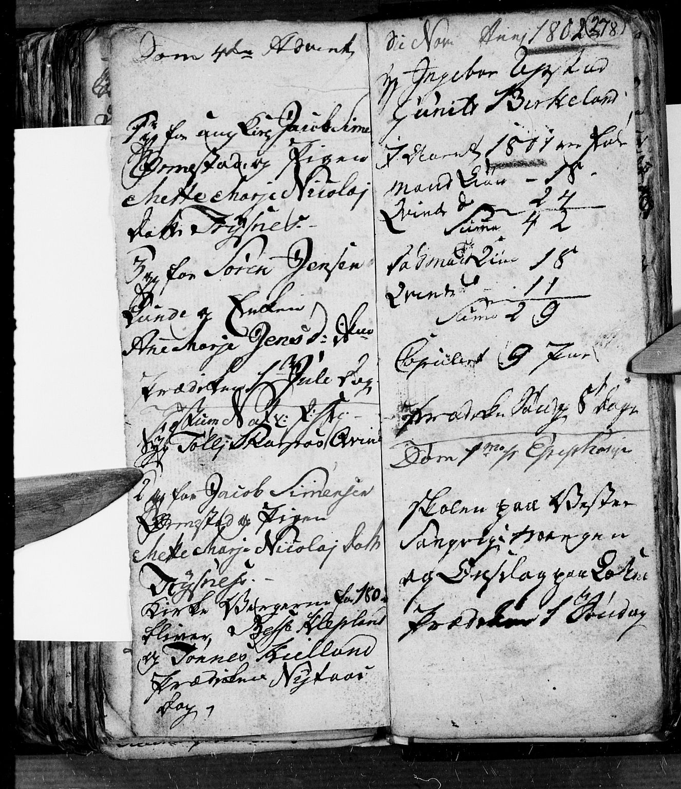 Søgne sokneprestkontor, AV/SAK-1111-0037/F/Fb/Fbb/L0001: Parish register (copy) no. B 1, 1779-1802, p. 278