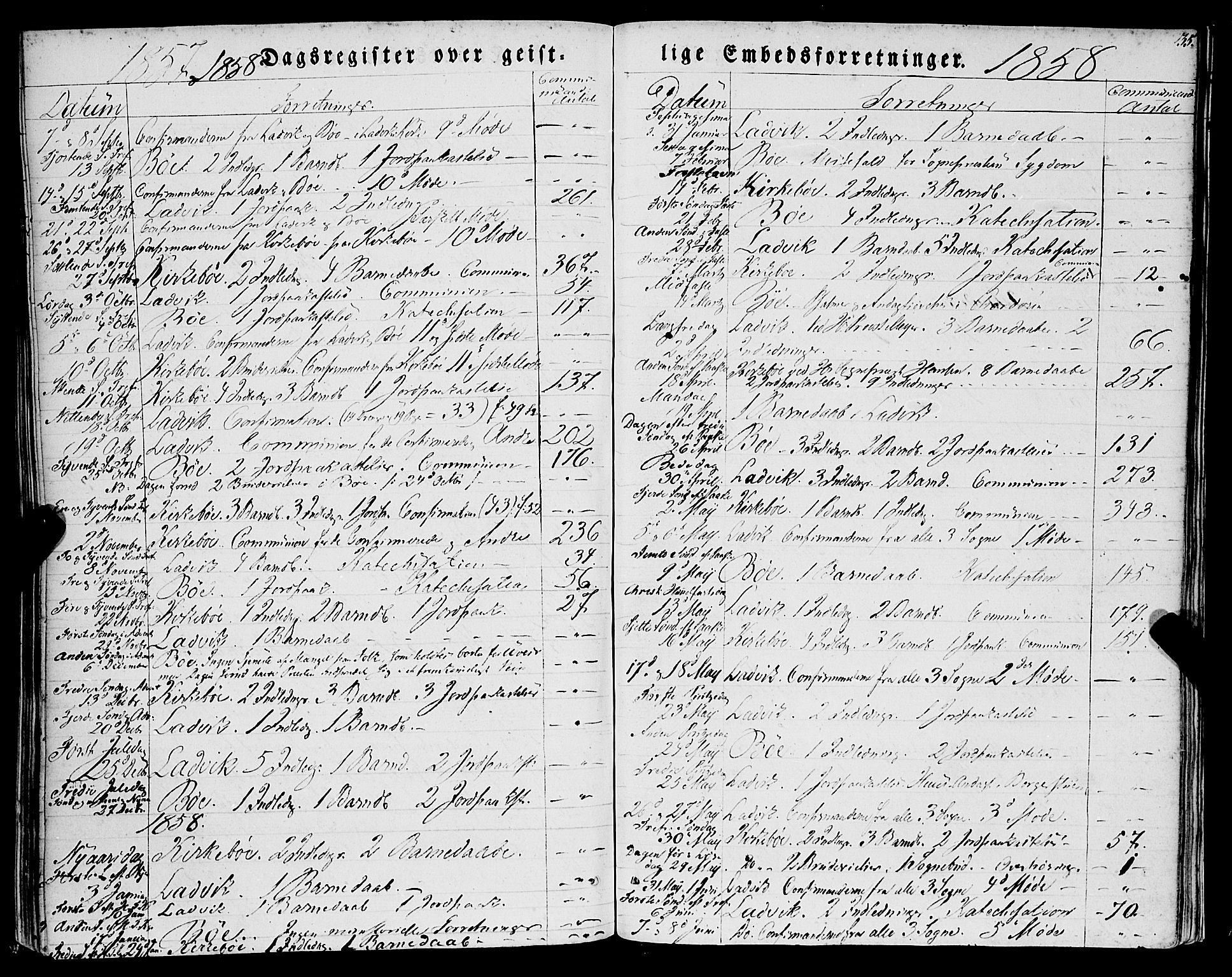 Lavik sokneprestembete, SAB/A-80901: Parish register (official) no. A 3, 1843-1863, p. 35