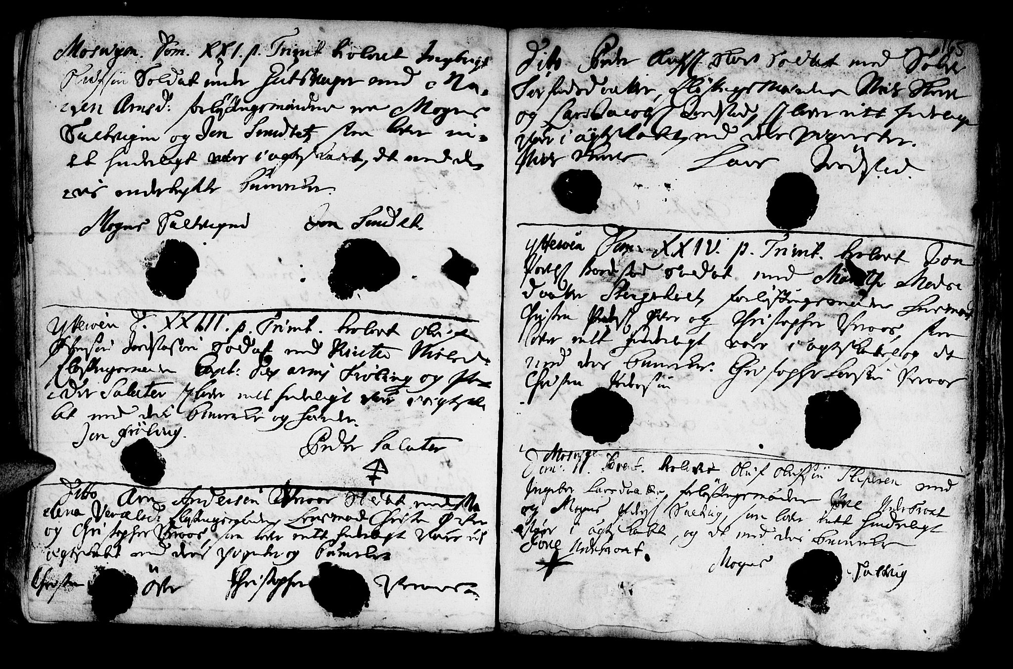 Ministerialprotokoller, klokkerbøker og fødselsregistre - Nord-Trøndelag, SAT/A-1458/722/L0215: Parish register (official) no. 722A02, 1718-1755, p. 165