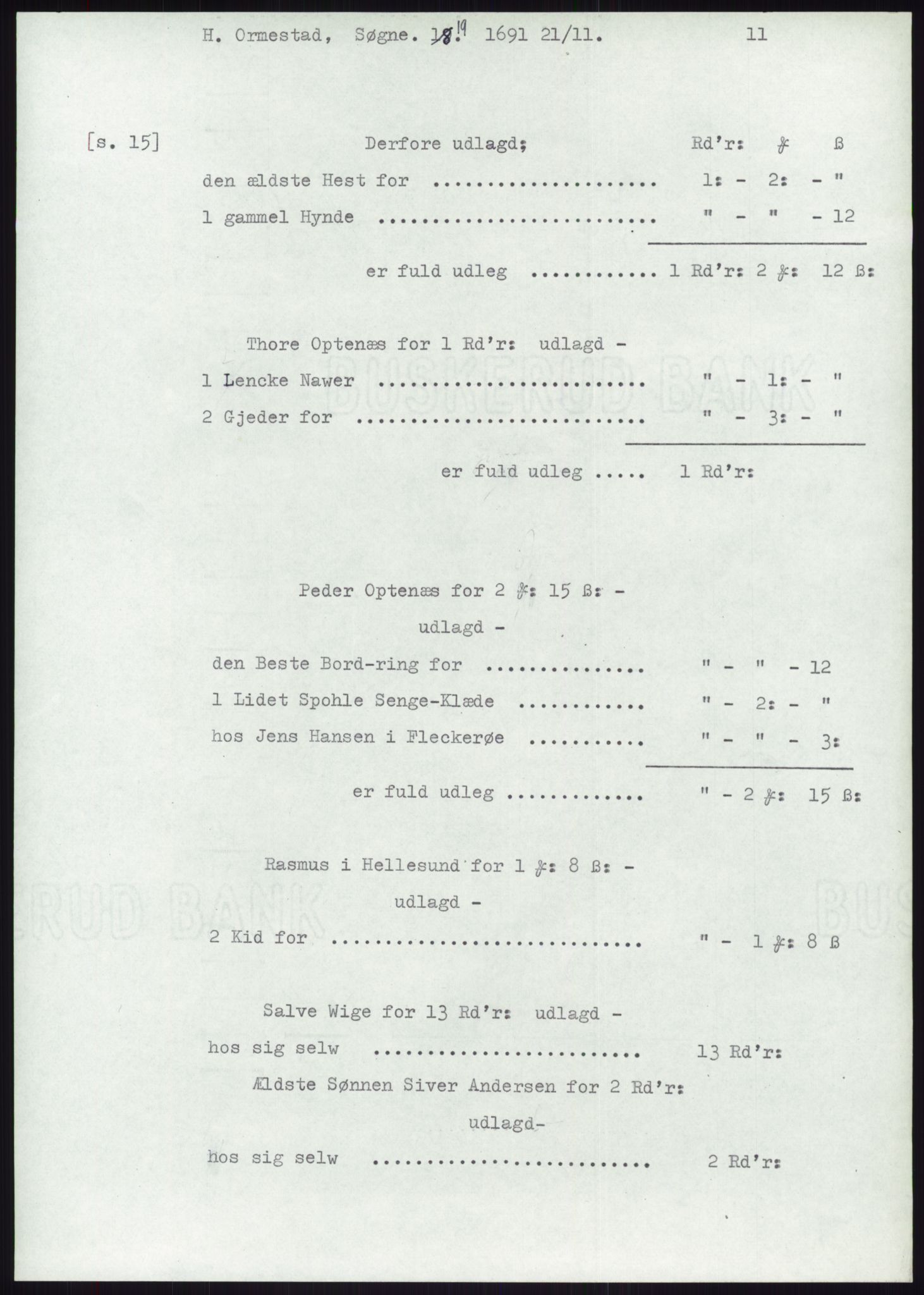 Samlinger til kildeutgivelse, Diplomavskriftsamlingen, AV/RA-EA-4053/H/Ha, p. 2265