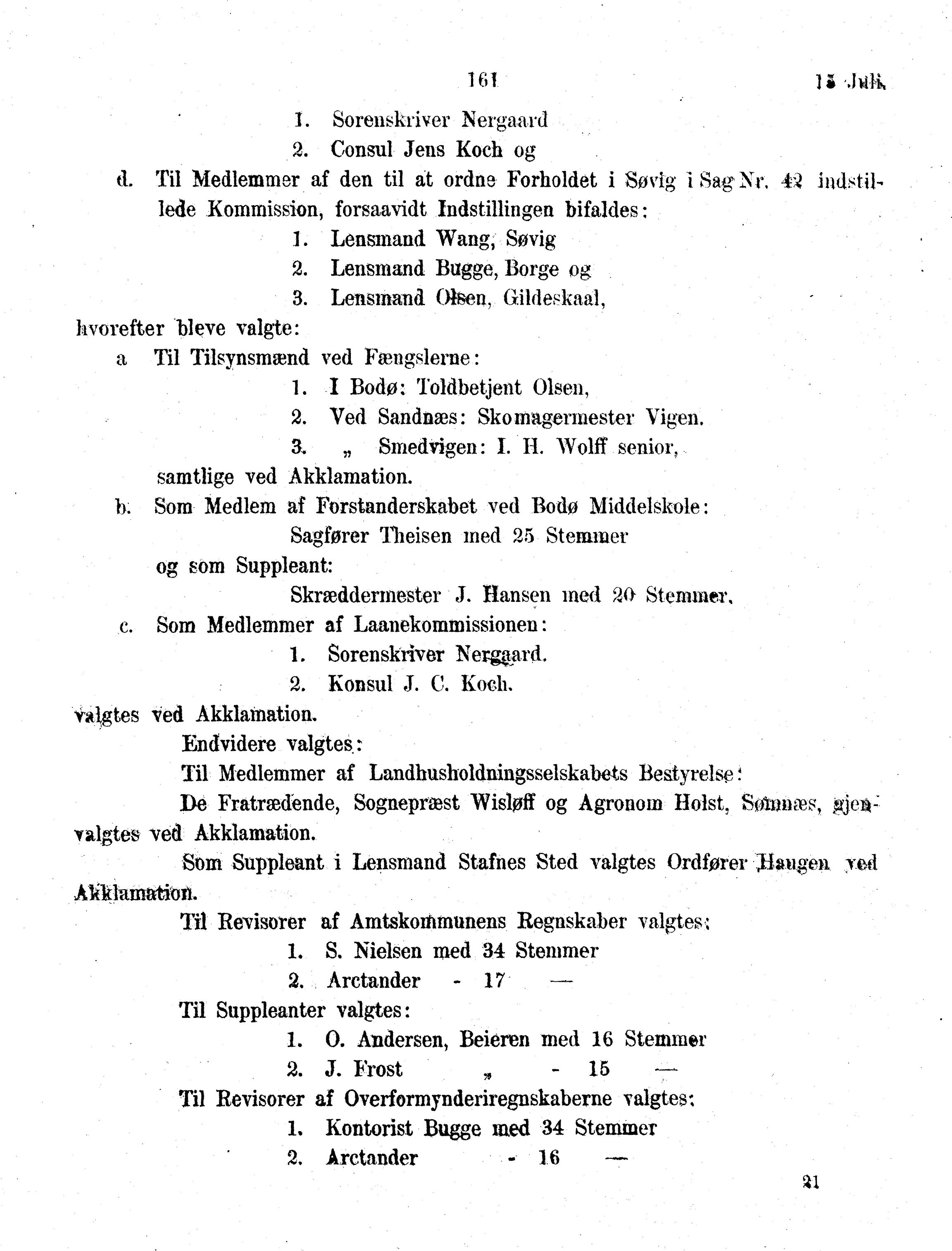 Nordland Fylkeskommune. Fylkestinget, AIN/NFK-17/176/A/Ac/L0013: Fylkestingsforhandlinger 1880, 1880