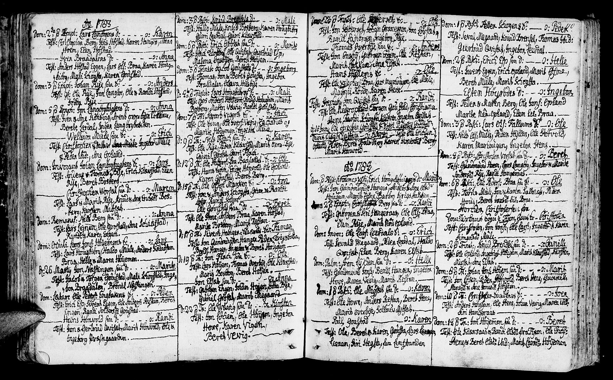 Ministerialprotokoller, klokkerbøker og fødselsregistre - Sør-Trøndelag, SAT/A-1456/612/L0370: Parish register (official) no. 612A04, 1754-1802, p. 110