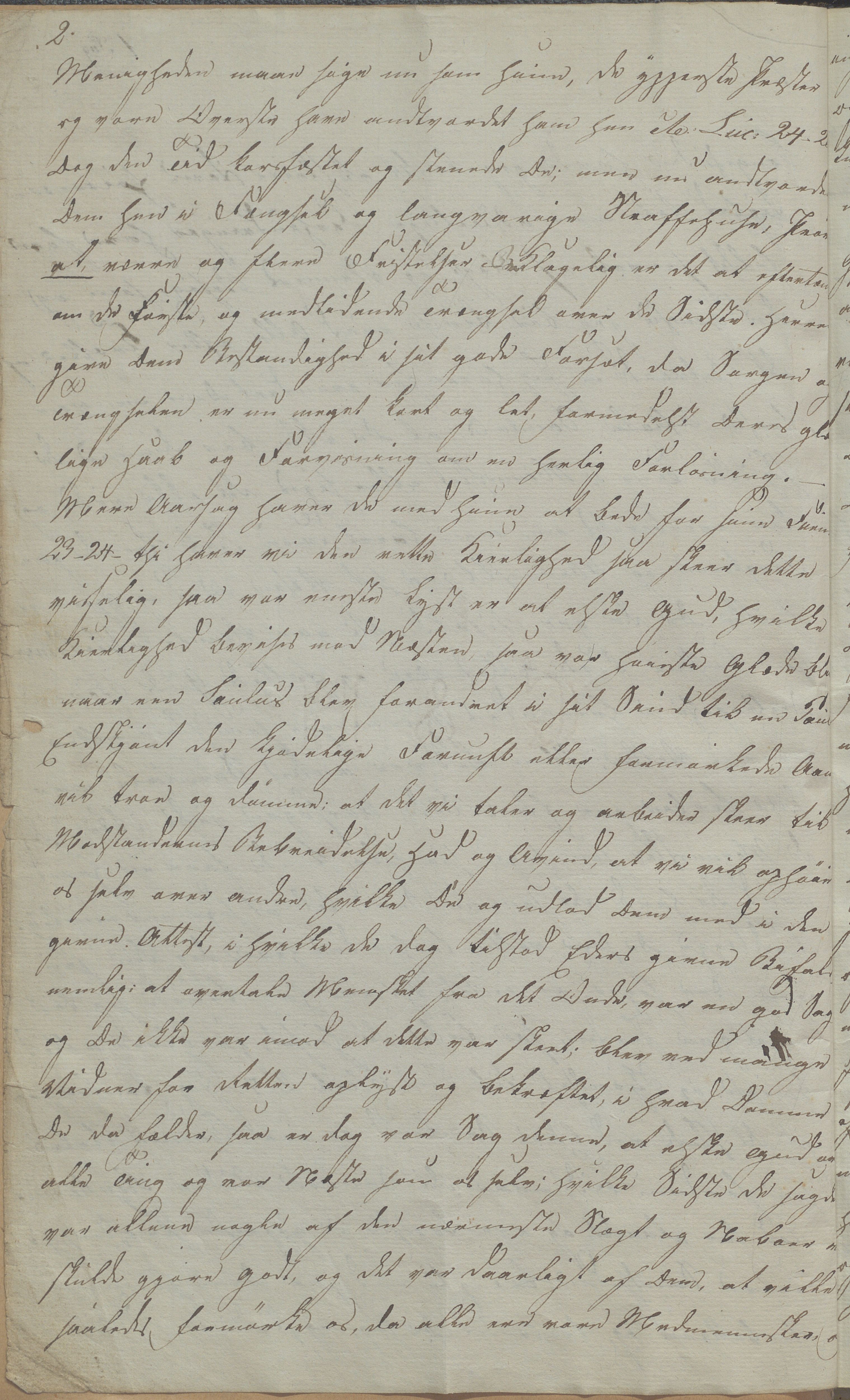 Heggtveitsamlingen, TMF/A-1007/H/L0052/0001: Innbundne brev Ms. S, med innlagt registratur / Innbundne brev Ms S. , 1801-1823, p. 2