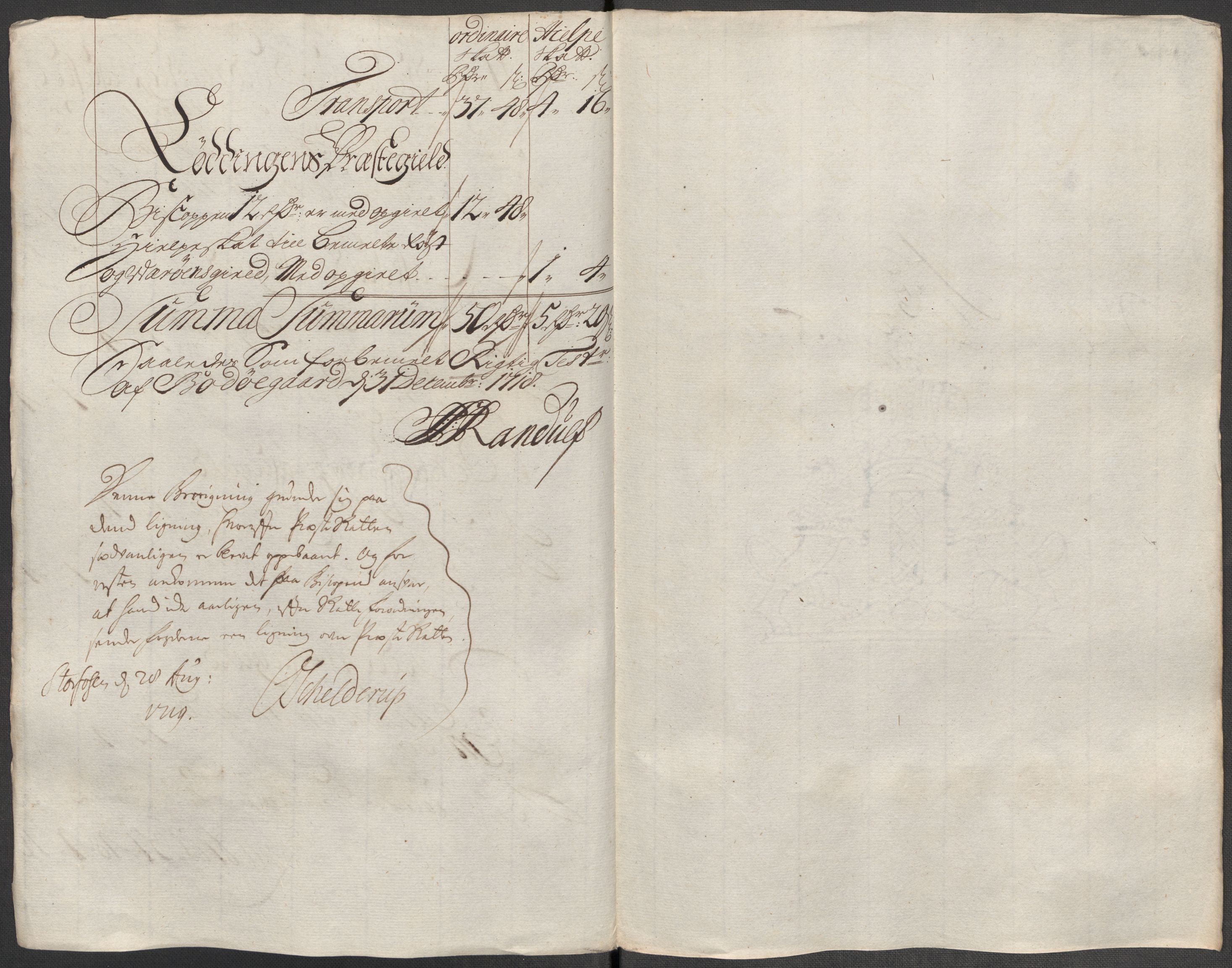 Rentekammeret inntil 1814, Reviderte regnskaper, Fogderegnskap, AV/RA-EA-4092/R66/L4588: Fogderegnskap Salten, 1718, p. 128