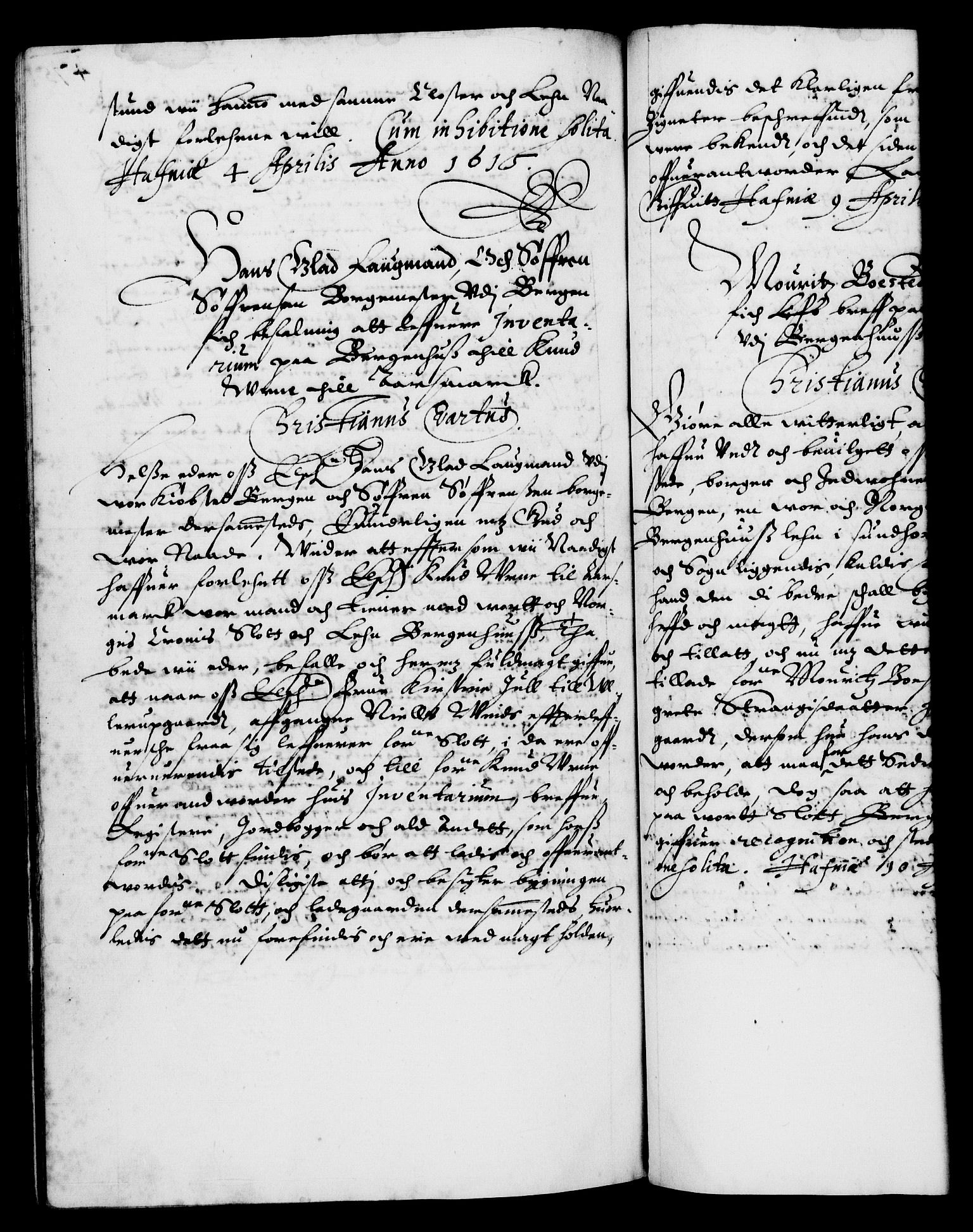 Danske Kanselli 1572-1799, AV/RA-EA-3023/F/Fc/Fca/Fcaa/L0003: Norske registre (mikrofilm), 1596-1616, p. 475b