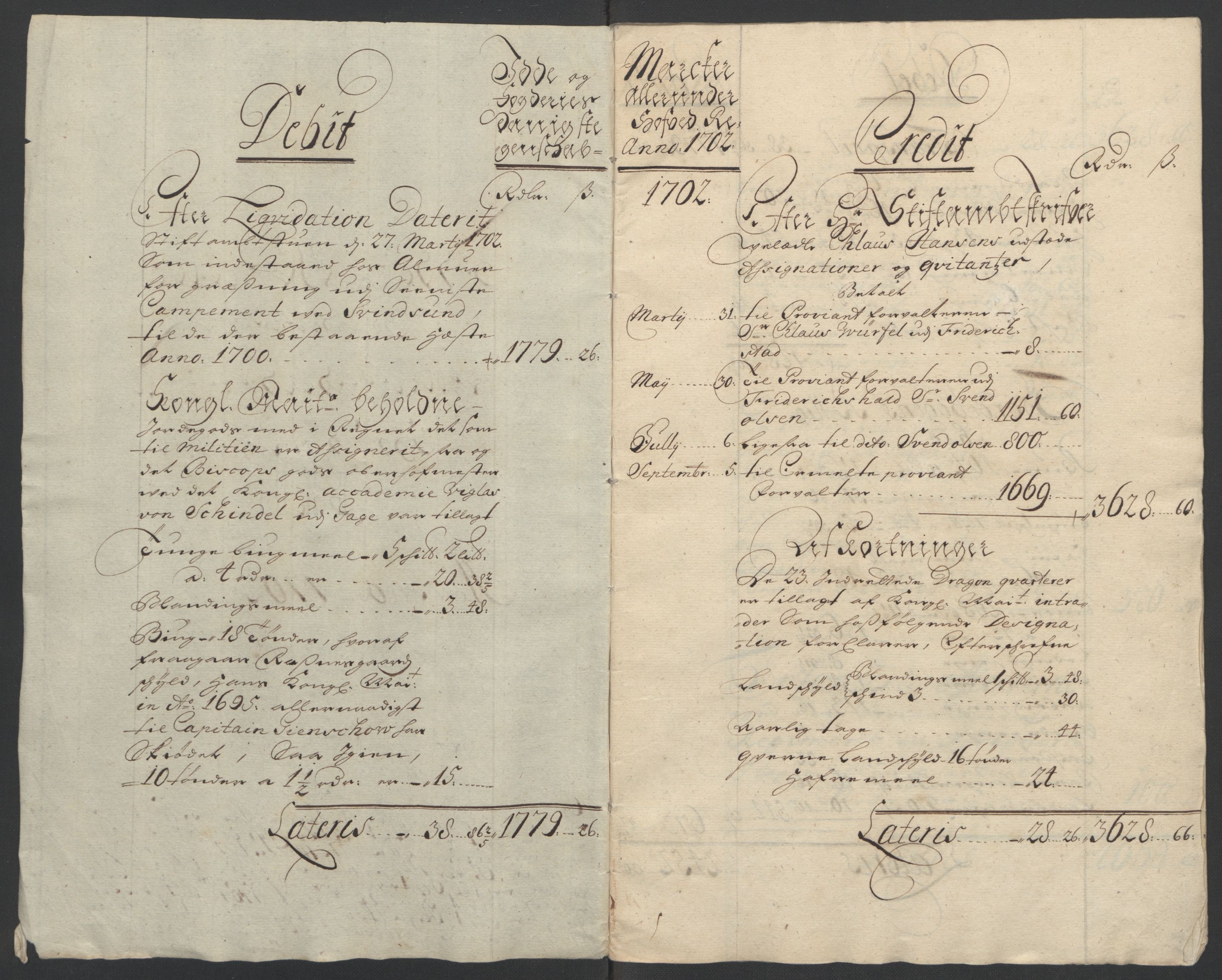 Rentekammeret inntil 1814, Reviderte regnskaper, Fogderegnskap, RA/EA-4092/R01/L0016: Fogderegnskap Idd og Marker, 1702-1703, p. 4