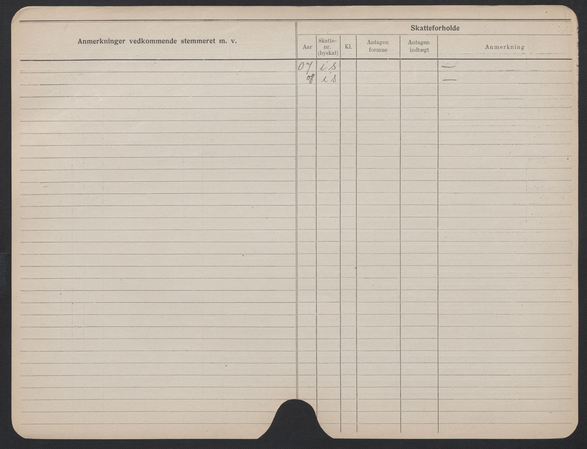 Oslo folkeregister, Registerkort, AV/SAO-A-11715/F/Fa/Fac/L0013: Kvinner, 1906-1914, p. 1232b