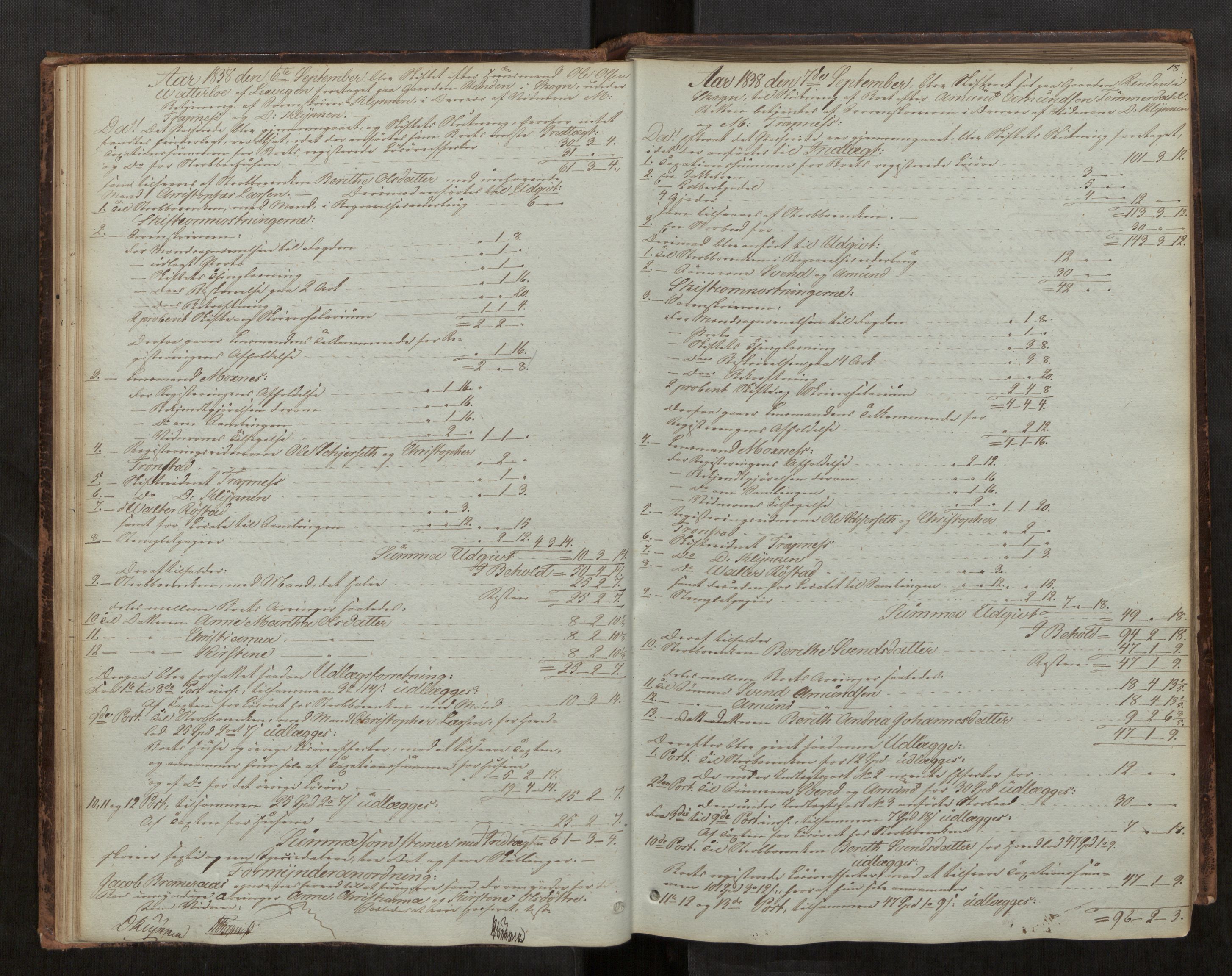 Stjør- og Verdal sorenskriveri, AV/SAT-A-4167/1/3/3A/L0033: Skifteprotokoll 28, 1836-1853, p. 18