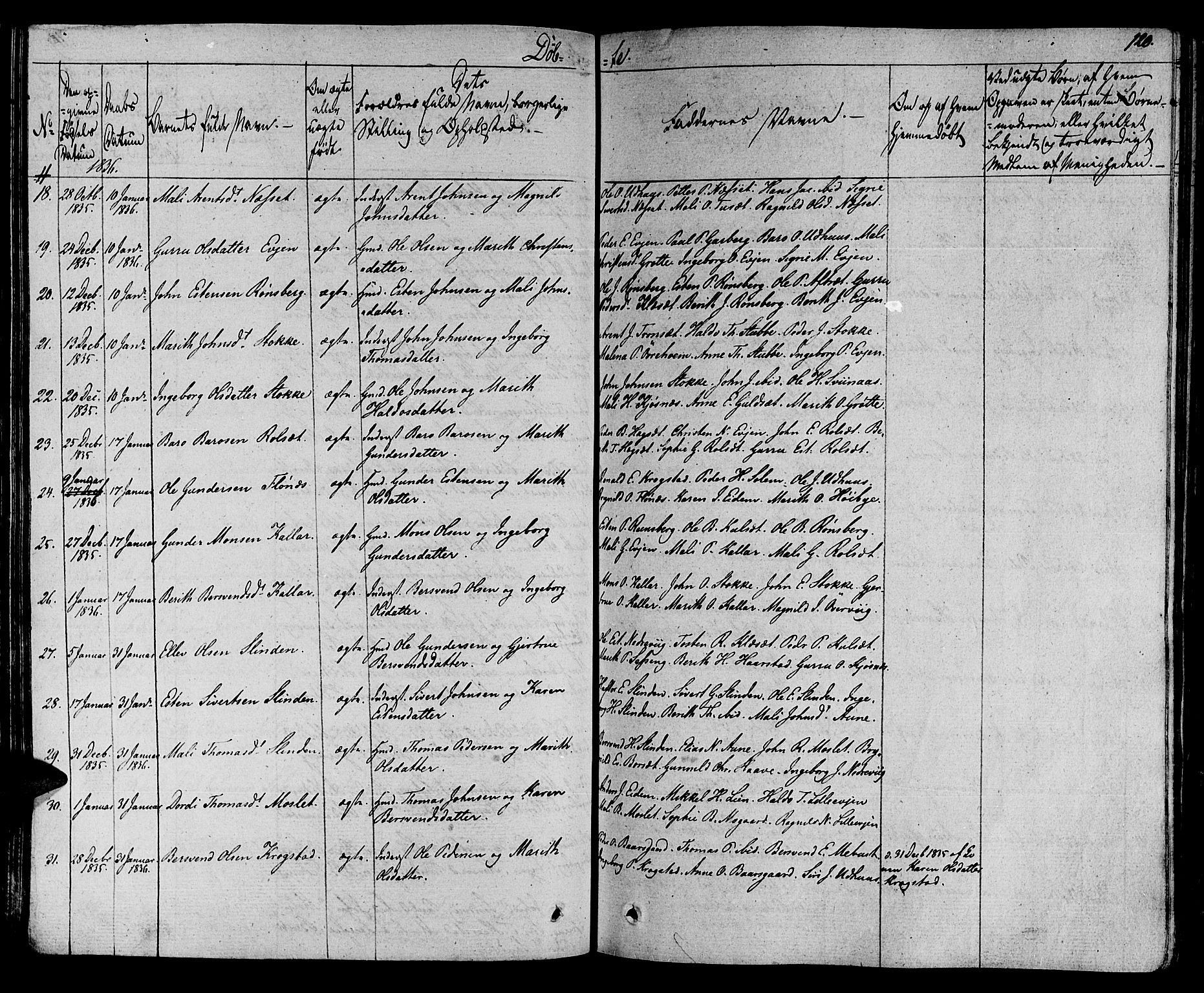 Ministerialprotokoller, klokkerbøker og fødselsregistre - Sør-Trøndelag, SAT/A-1456/695/L1143: Parish register (official) no. 695A05 /1, 1824-1842, p. 120