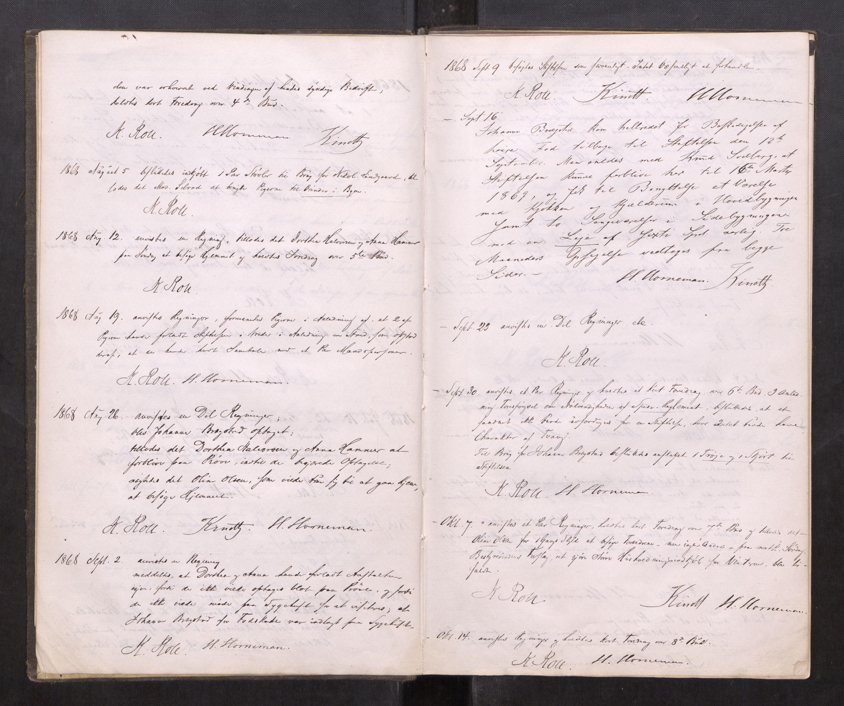 Kvindehjemmet i Trondhjem - Magdalenastiftelsen, AV/SAT-PA-0323/F/L0001: Forhandlingsprotokoll for Komitèen for den indre Missions Magdalenastiftelse, 1886-1902