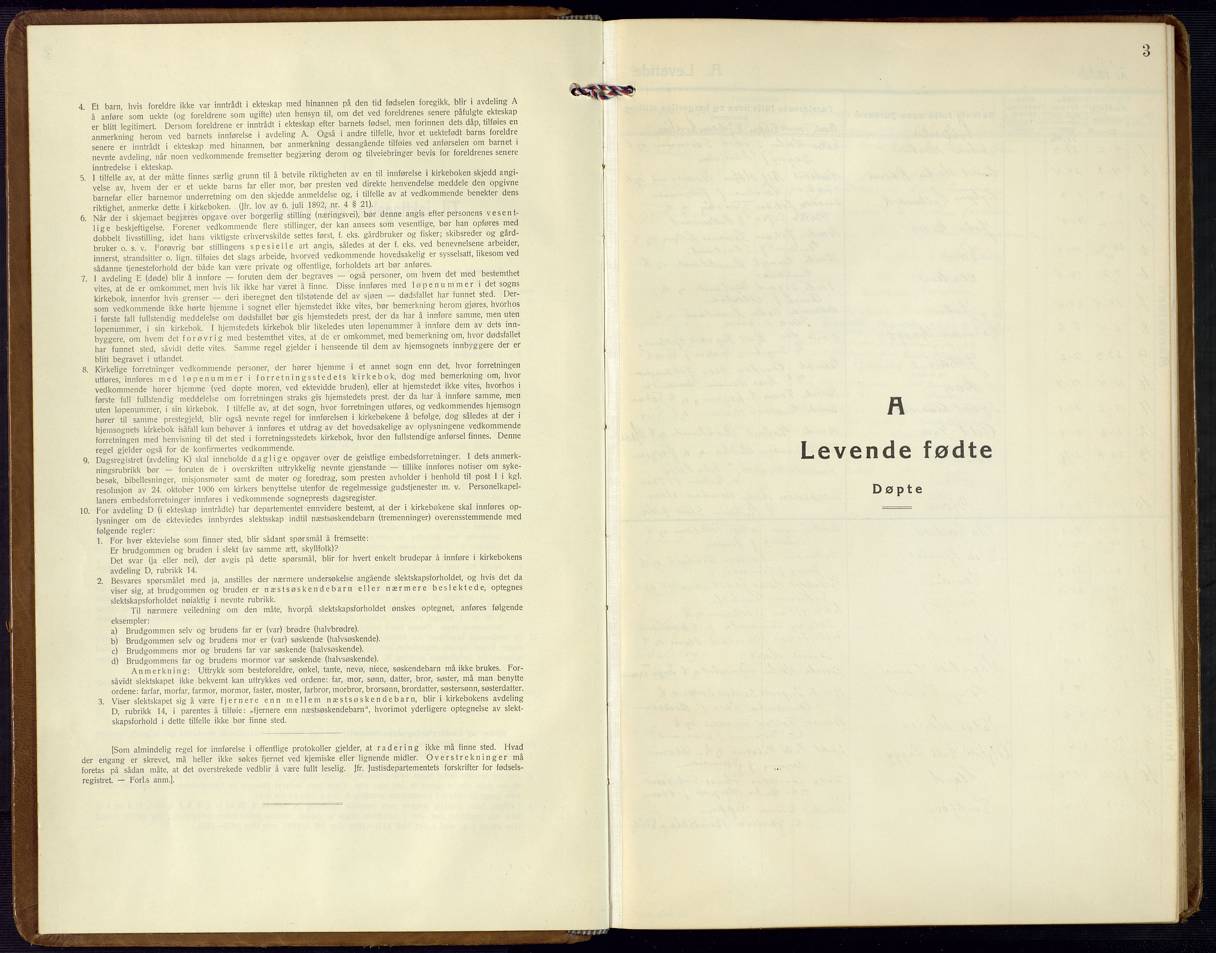 Flekkefjord sokneprestkontor, AV/SAK-1111-0012/F/Fb/Fbc/L0009: Parish register (copy) no. B 9, 1932-1965, p. 3