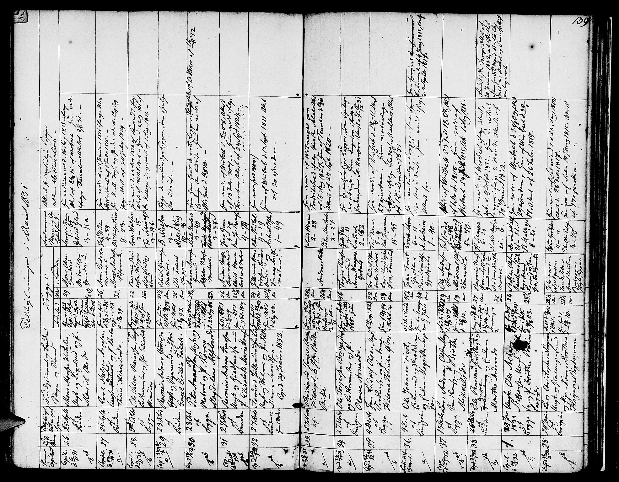 Nykirken Sokneprestembete, SAB/A-77101/H/Hab: Parish register (copy) no. A 2, 1782-1847, p. 139