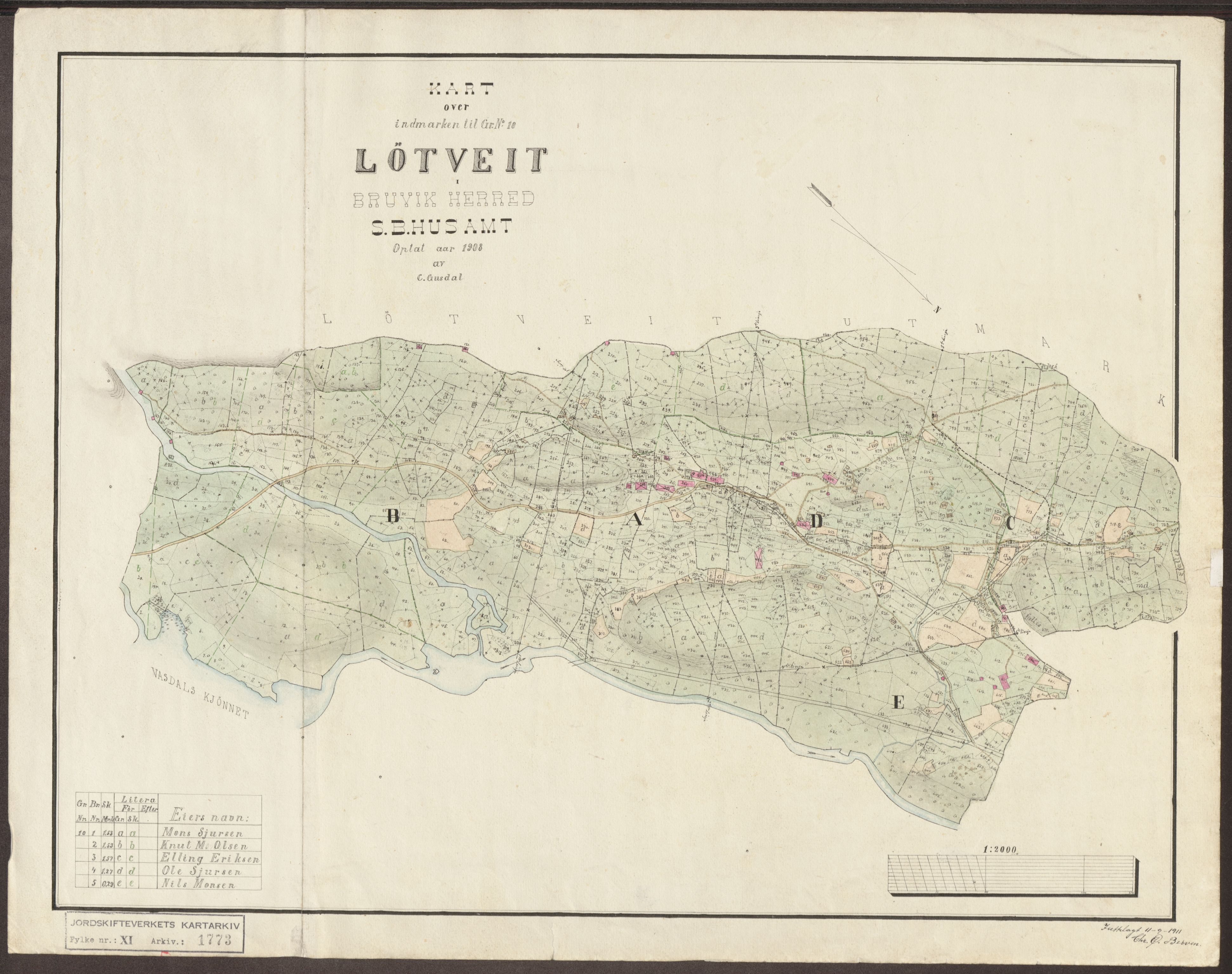Jordskifteverkets kartarkiv, AV/RA-S-3929/T, 1859-1988, p. 1937