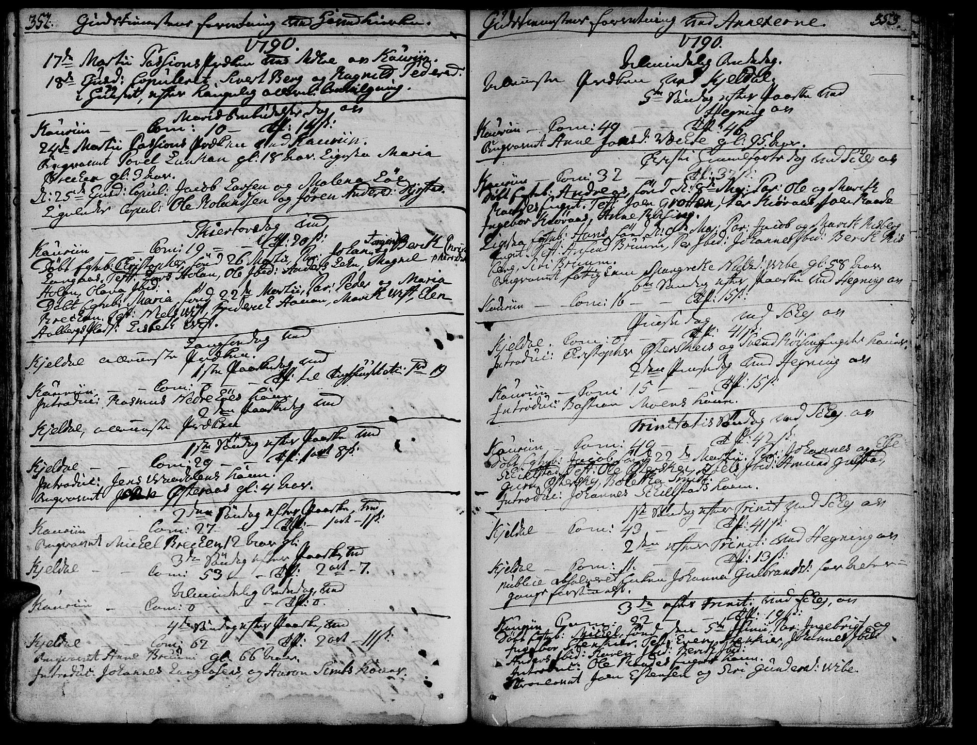 Ministerialprotokoller, klokkerbøker og fødselsregistre - Nord-Trøndelag, SAT/A-1458/735/L0331: Parish register (official) no. 735A02, 1762-1794, p. 352-353