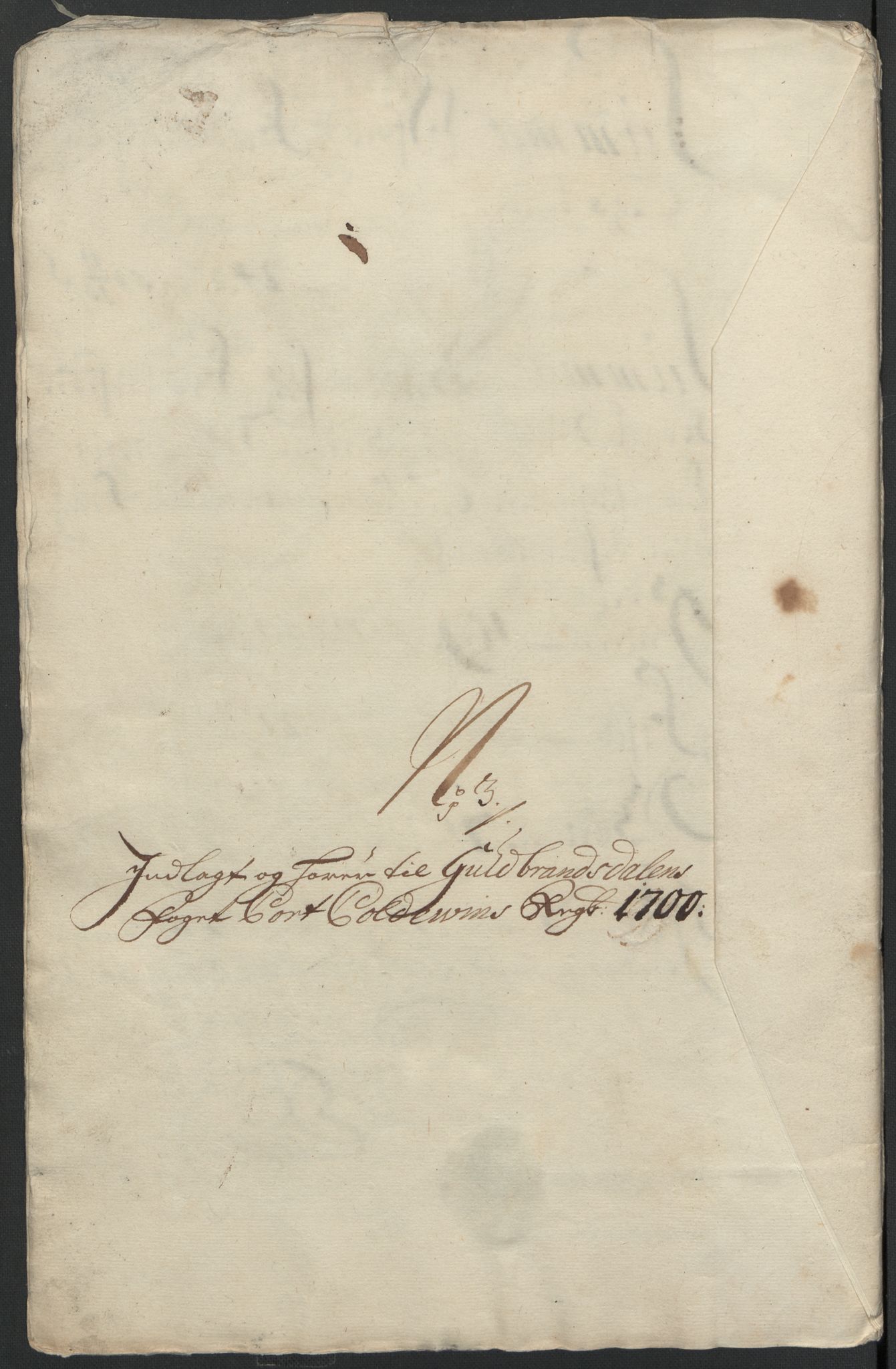 Rentekammeret inntil 1814, Reviderte regnskaper, Fogderegnskap, AV/RA-EA-4092/R17/L1173: Fogderegnskap Gudbrandsdal, 1700, p. 46