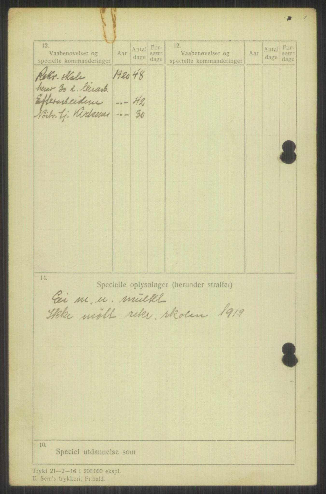 Forsvaret, Varanger bataljon, AV/RA-RAFA-2258/1/D/L0440: Rulleblad for fødte 1892-1912, 1892-1912, p. 276