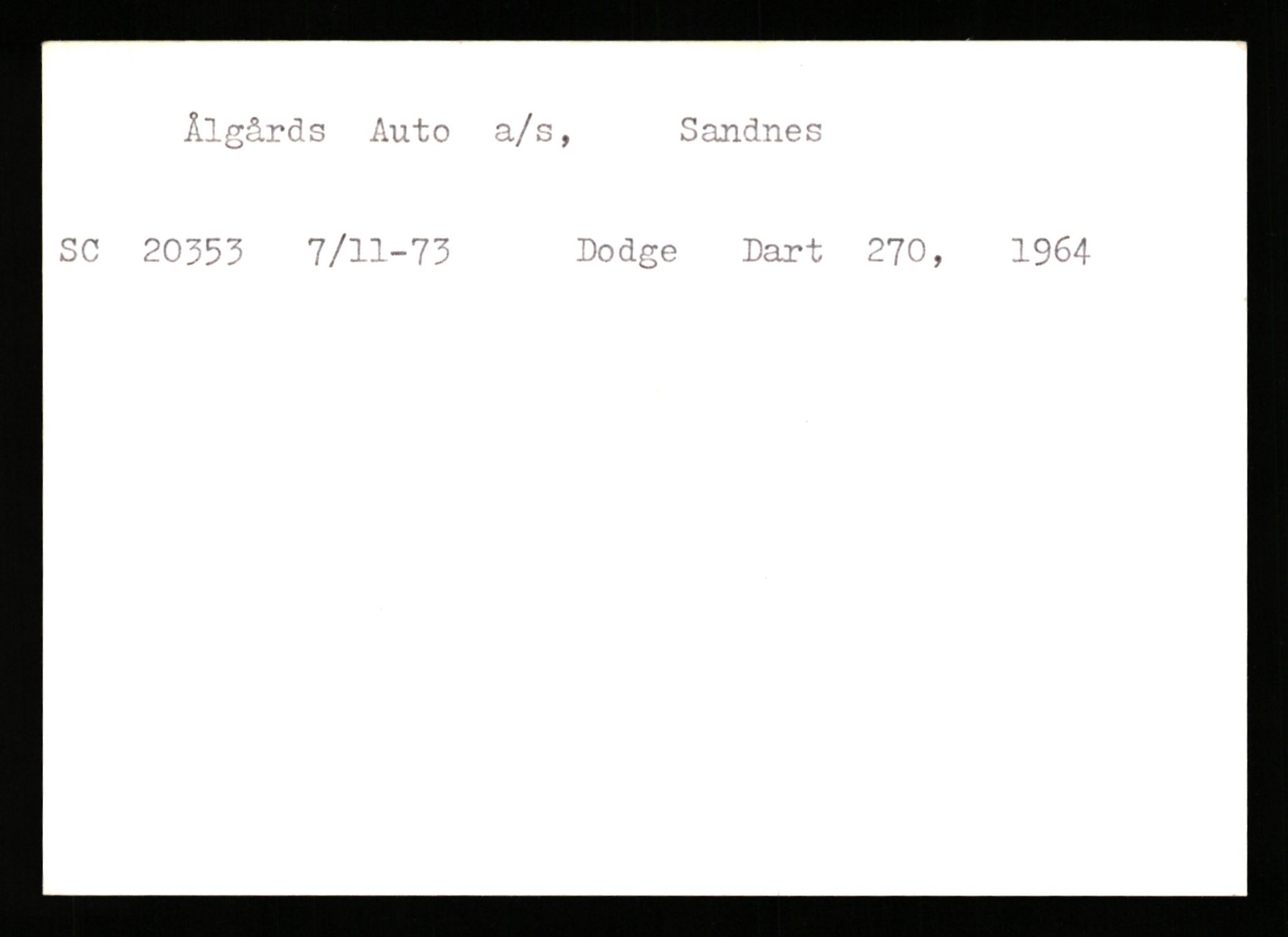 Stavanger trafikkstasjon, AV/SAST-A-101942/0/G/L0004: Registreringsnummer: 15497 - 22957, 1930-1971, p. 2190