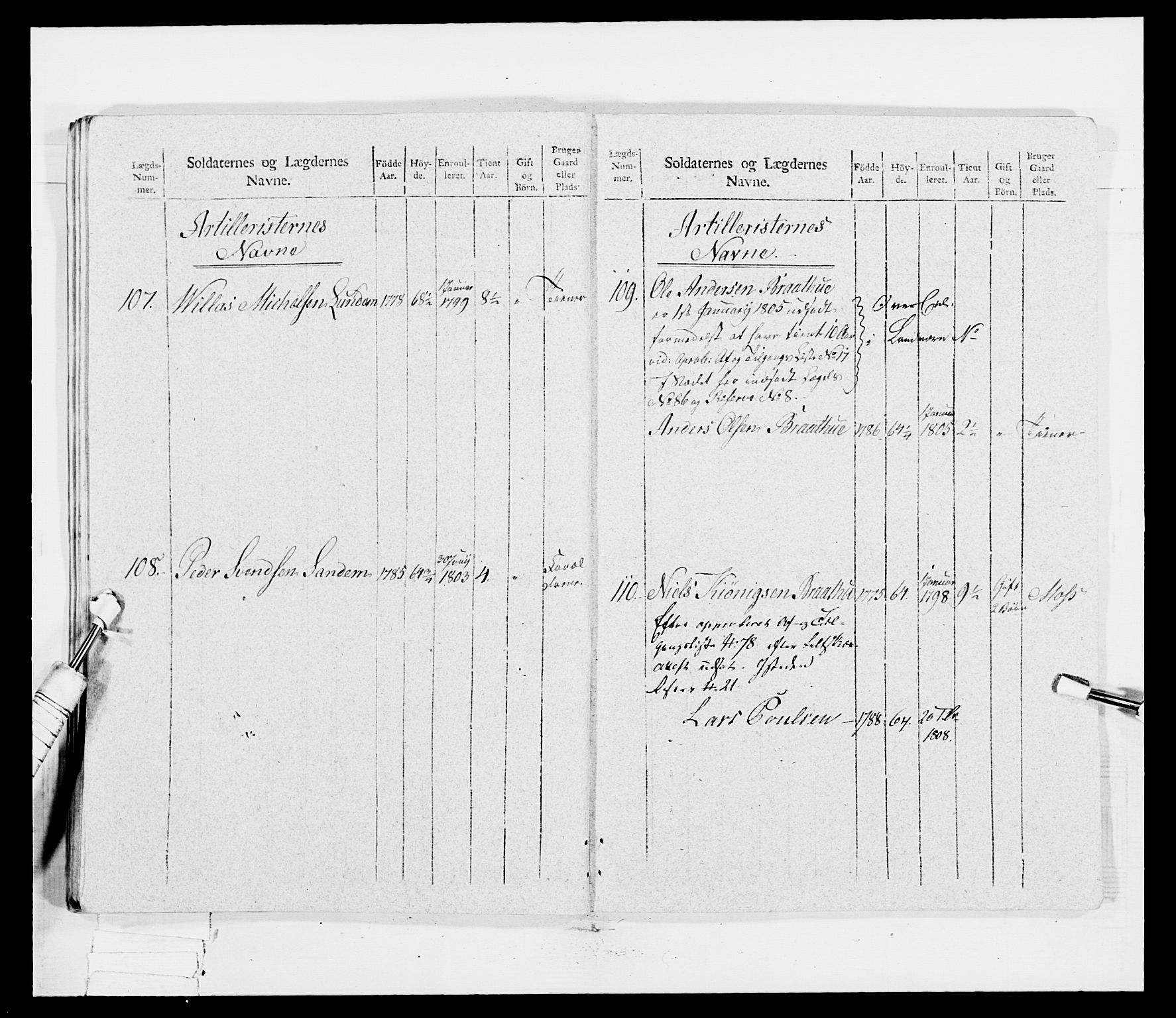 Generalitets- og kommissariatskollegiet, Det kongelige norske kommissariatskollegium, AV/RA-EA-5420/E/Eh/L0030a: Sønnafjelske gevorbne infanteriregiment, 1807, p. 233