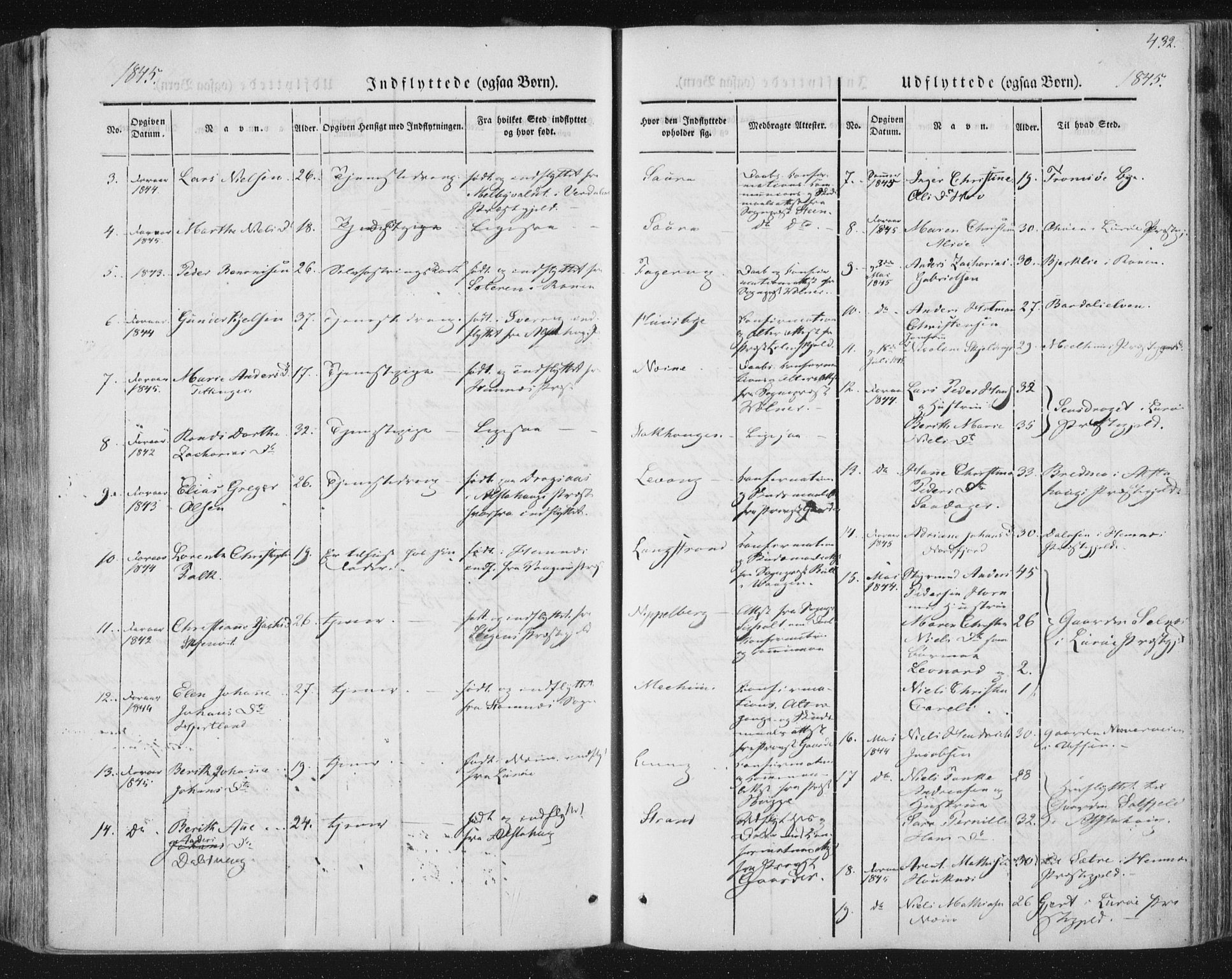 Ministerialprotokoller, klokkerbøker og fødselsregistre - Nordland, AV/SAT-A-1459/838/L0549: Parish register (official) no. 838A07, 1840-1854, p. 432