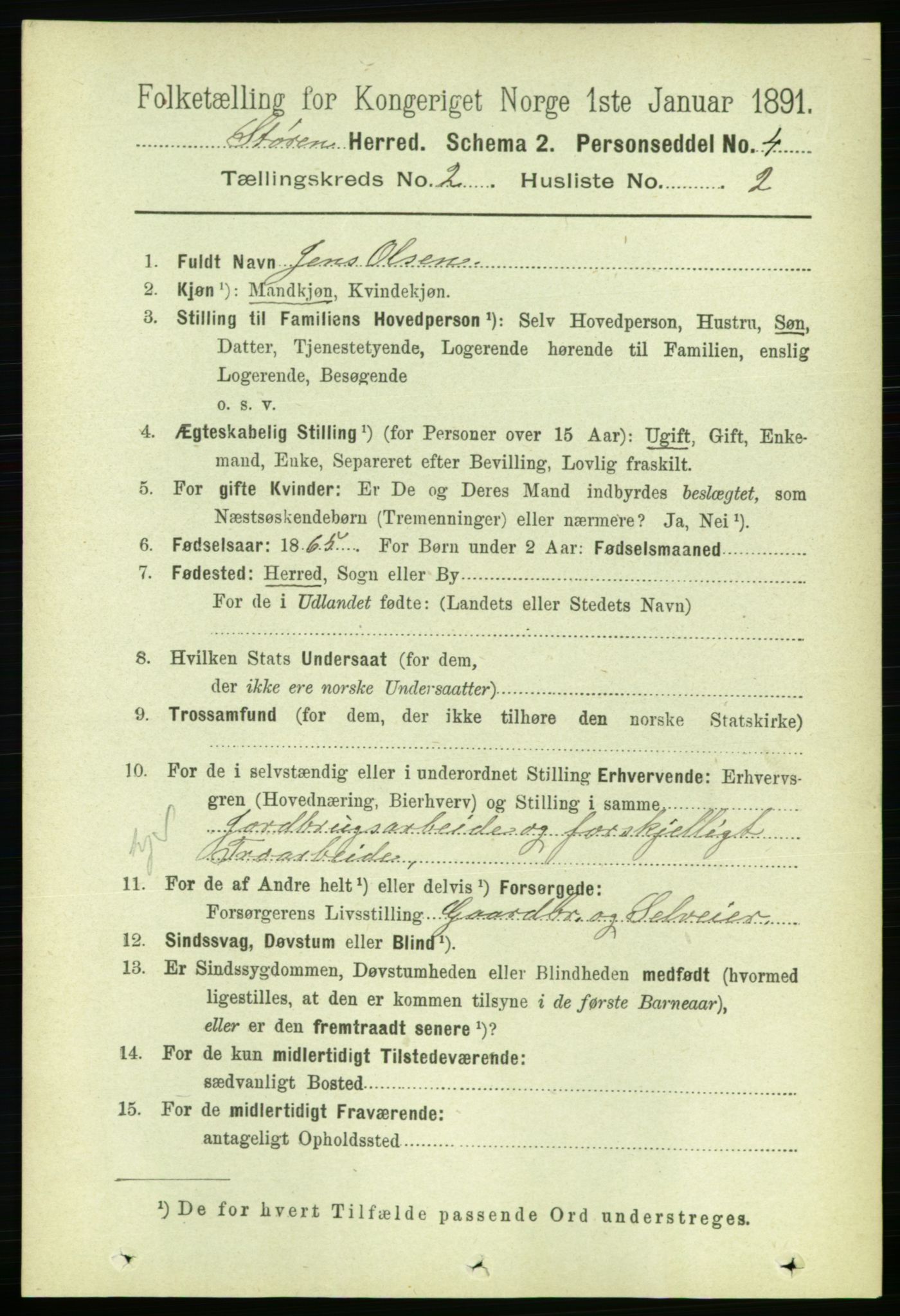 RA, 1891 census for 1648 Støren, 1891, p. 422