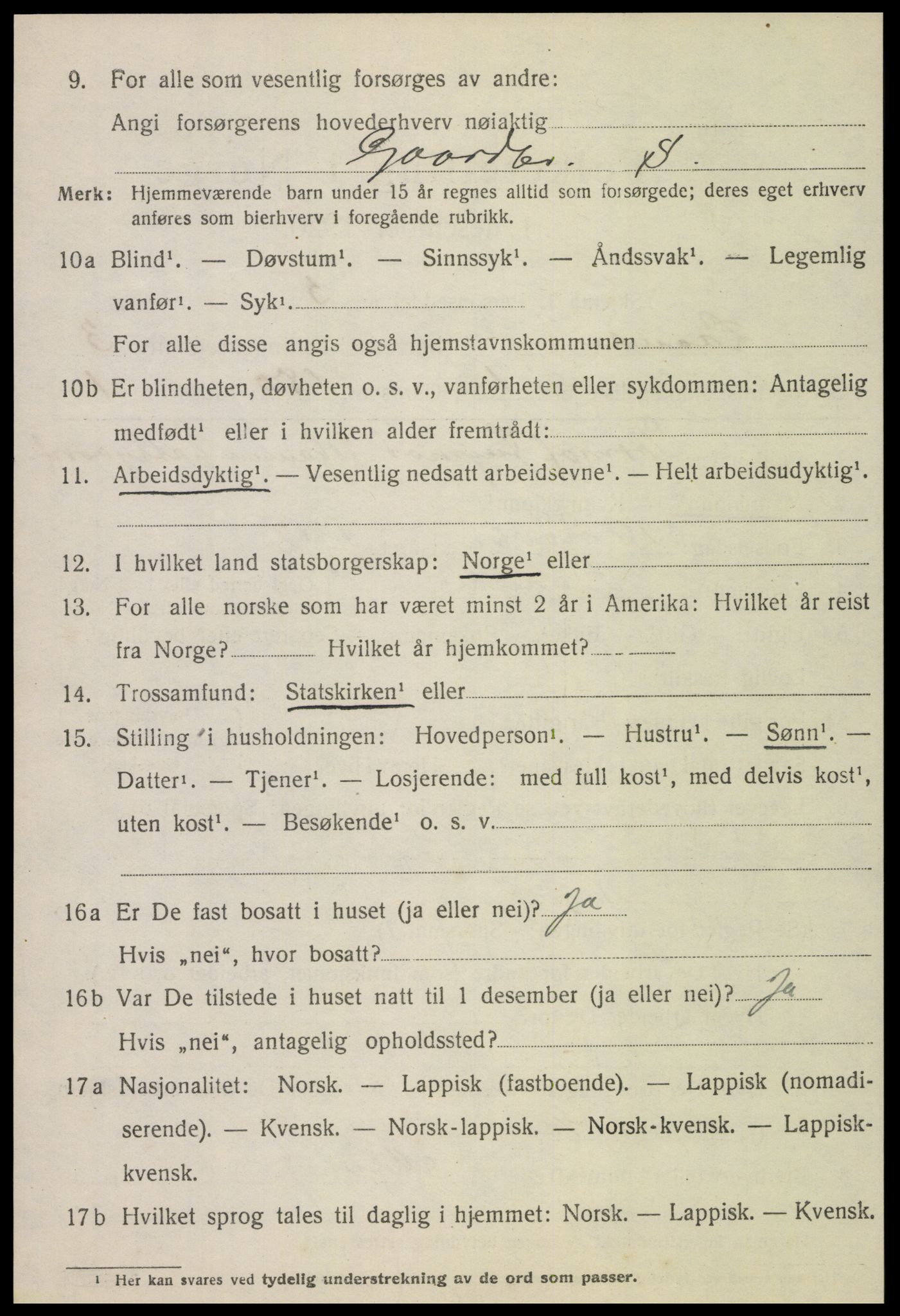 SAT, 1920 census for Lånke, 1920, p. 1777