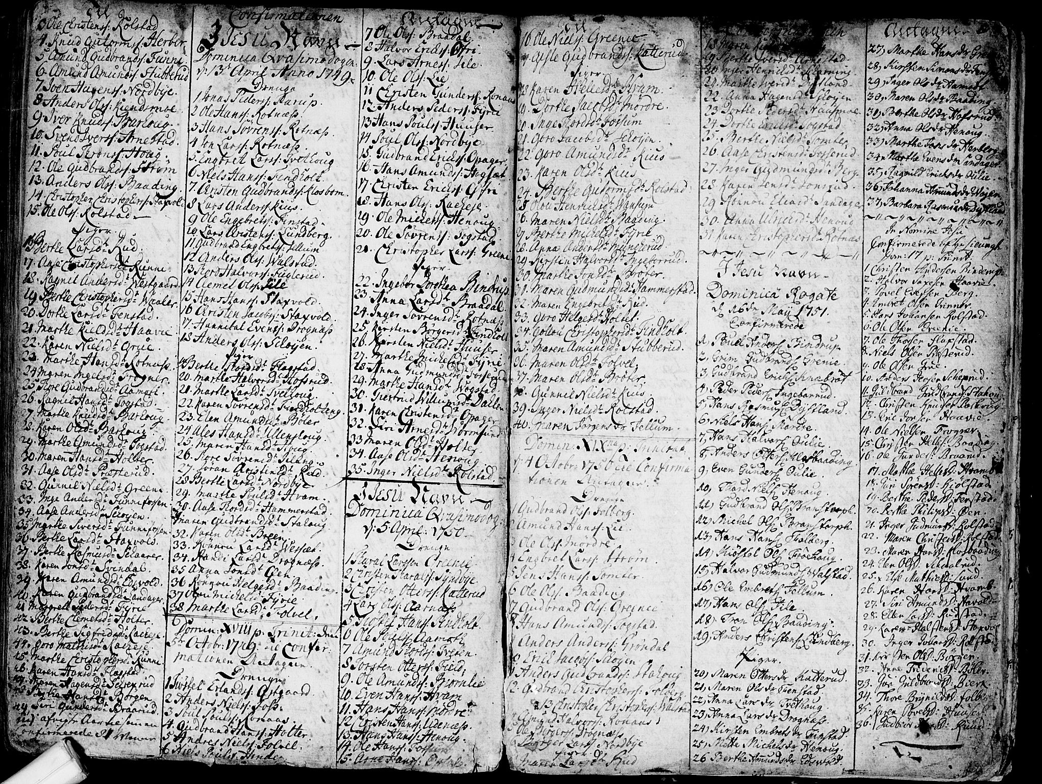 Nes prestekontor Kirkebøker, AV/SAO-A-10410/F/Fa/L0003: Parish register (official) no. I 3, 1734-1781, p. 256