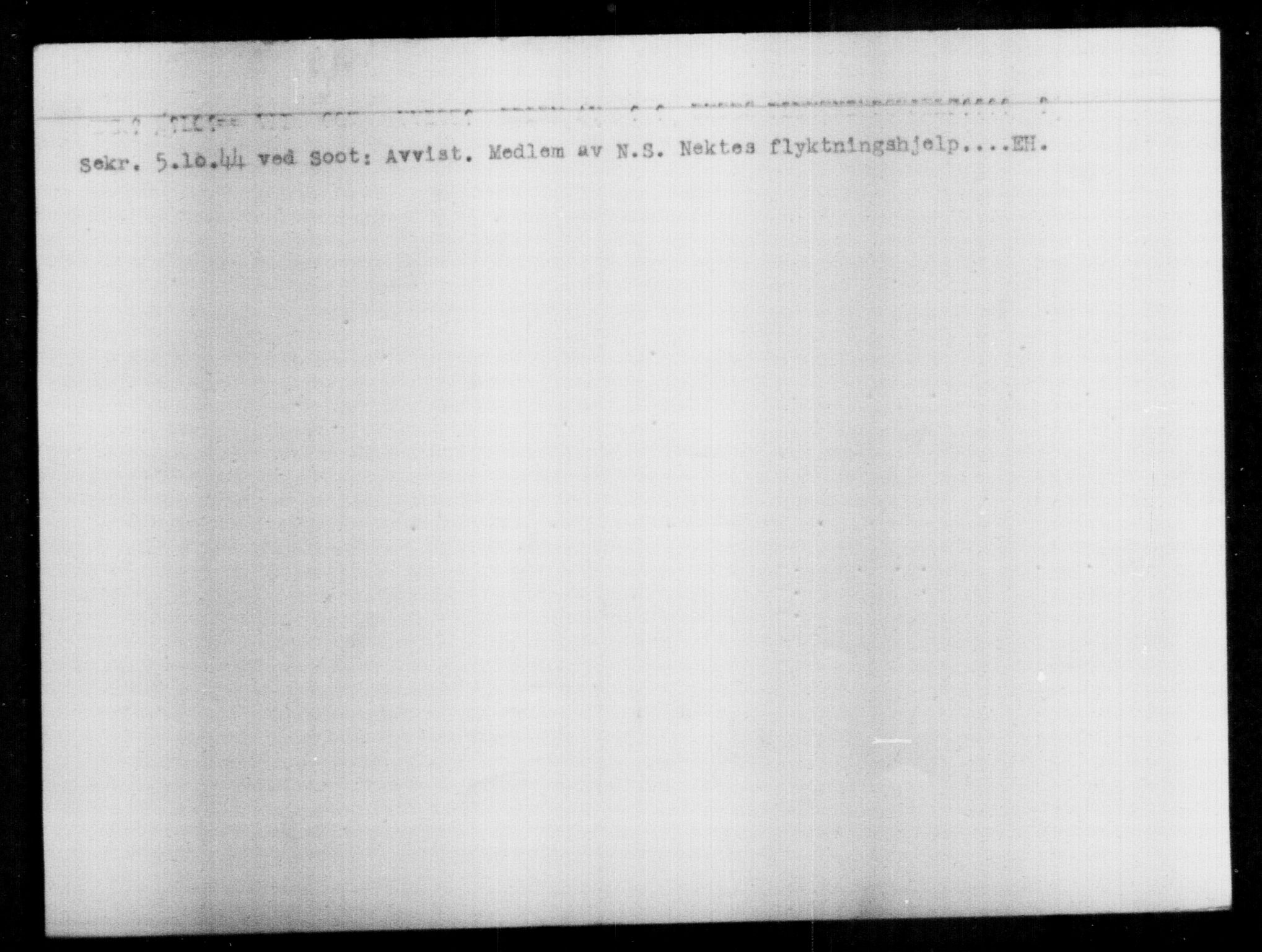 Utenriksstasjonene, Legasjonen i Stockholm, Flyktningkontoret, AV/RA-S-6753/V/Va/L0013: Kjesäterkartoteket, flyktninger med registreringsnr. 31500-34731, 1940-1945, p. 1275