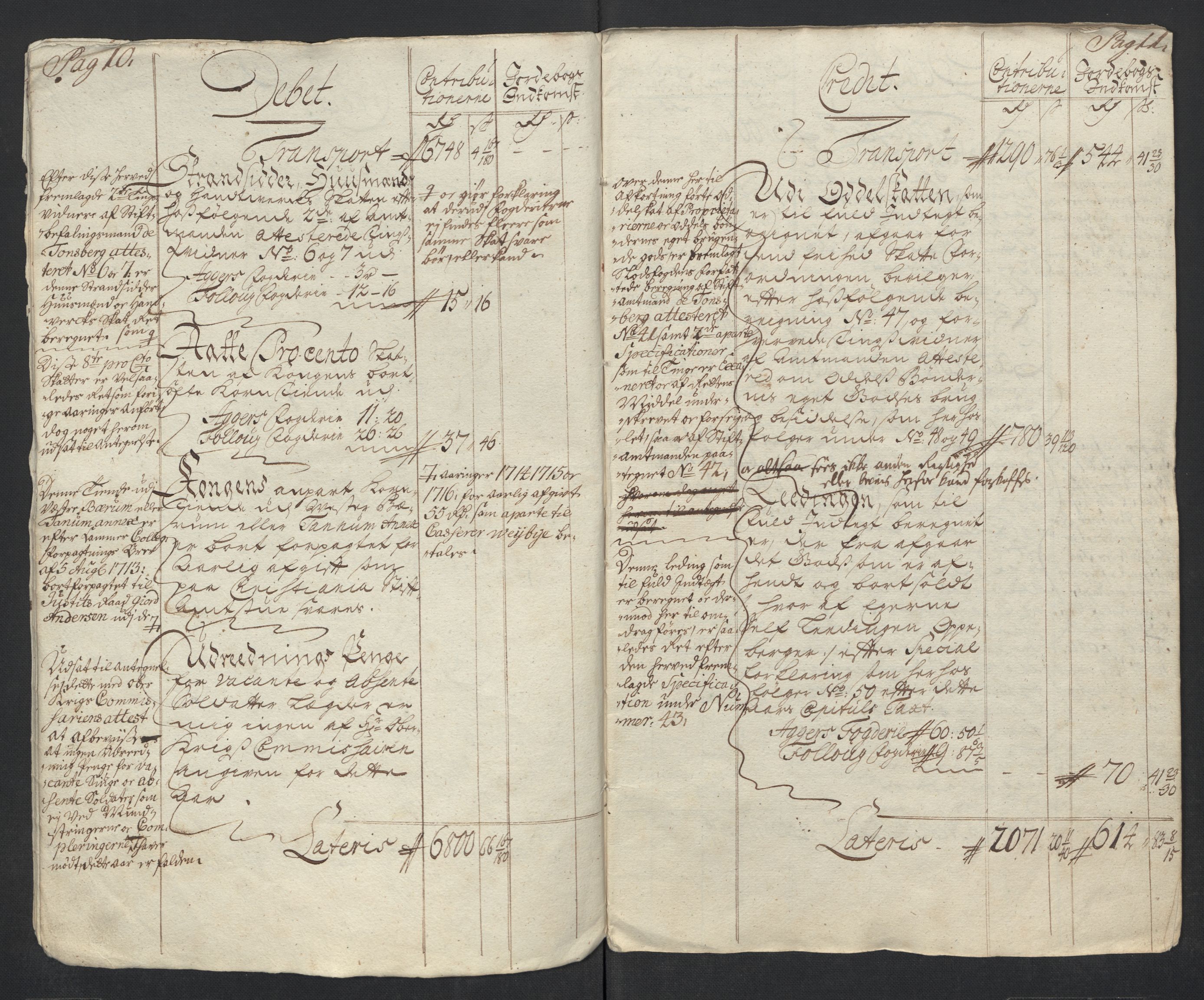 Rentekammeret inntil 1814, Reviderte regnskaper, Fogderegnskap, AV/RA-EA-4092/R10/L0453: Fogderegnskap Aker og Follo, 1715, p. 8