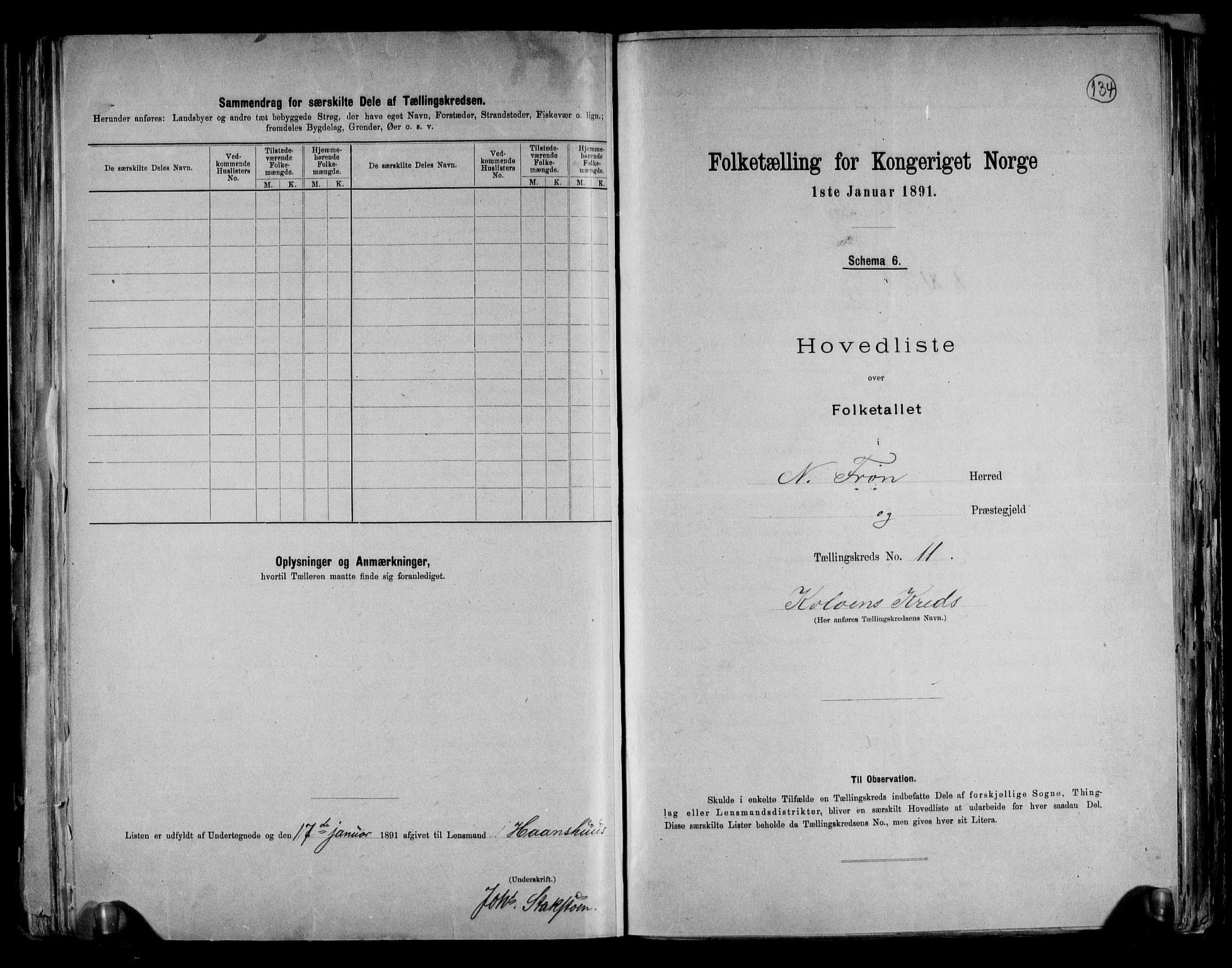 RA, 1891 census for 0518 Nord-Fron, 1891, p. 29