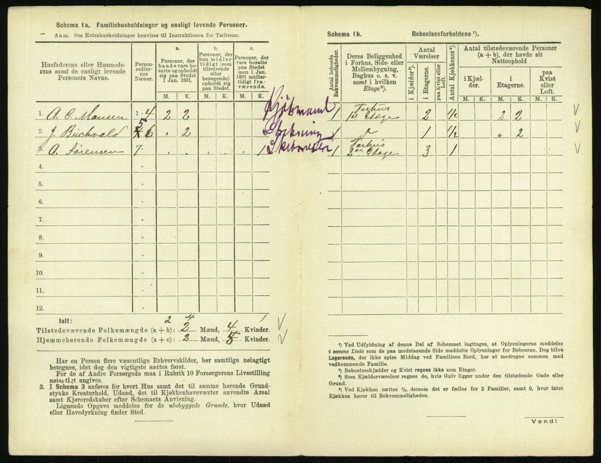 RA, 1891 census for 0801 Kragerø, 1891, p. 361