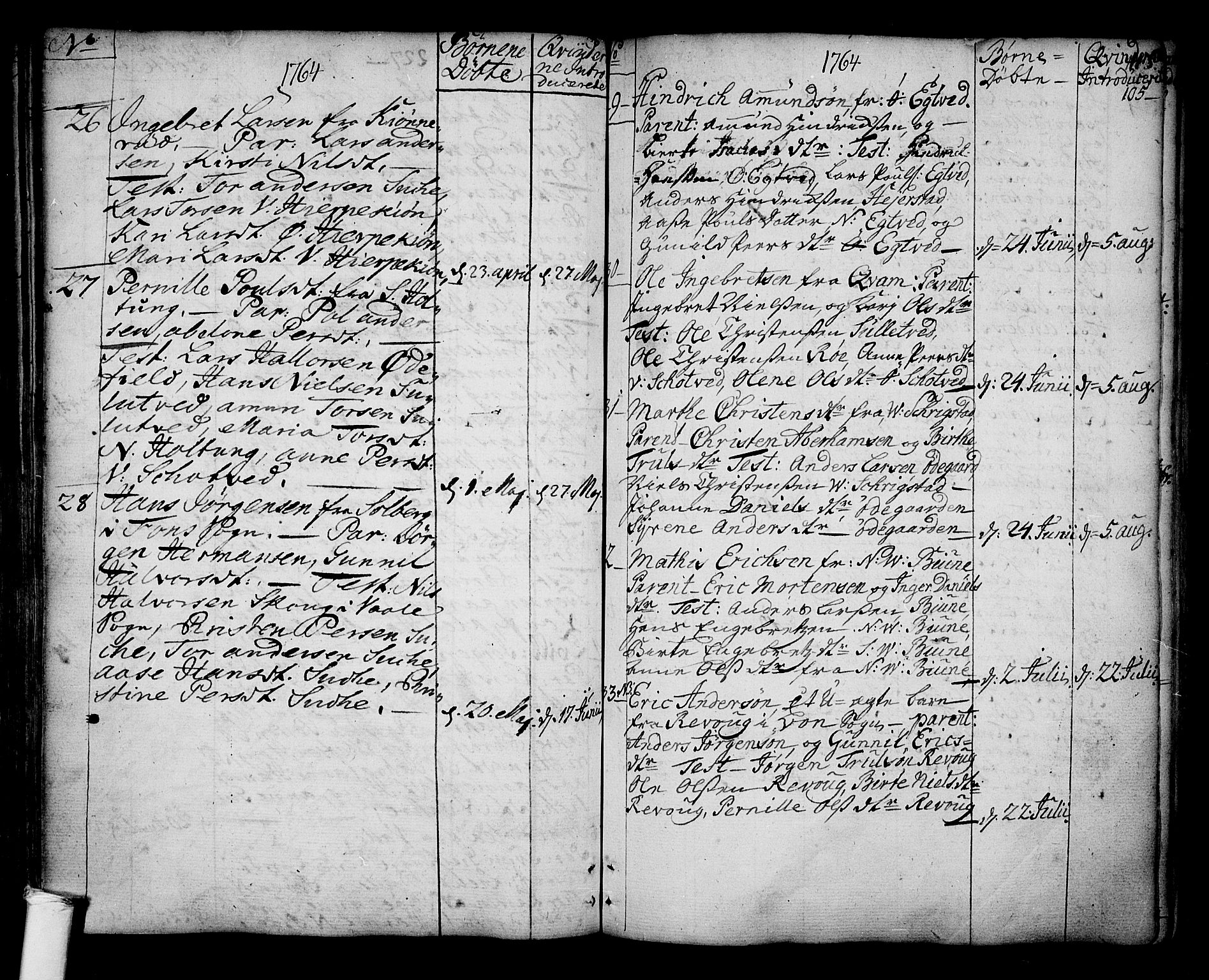 Ramnes kirkebøker, AV/SAKO-A-314/F/Fa/L0001: Parish register (official) no. I 1, 1732-1774, p. 115