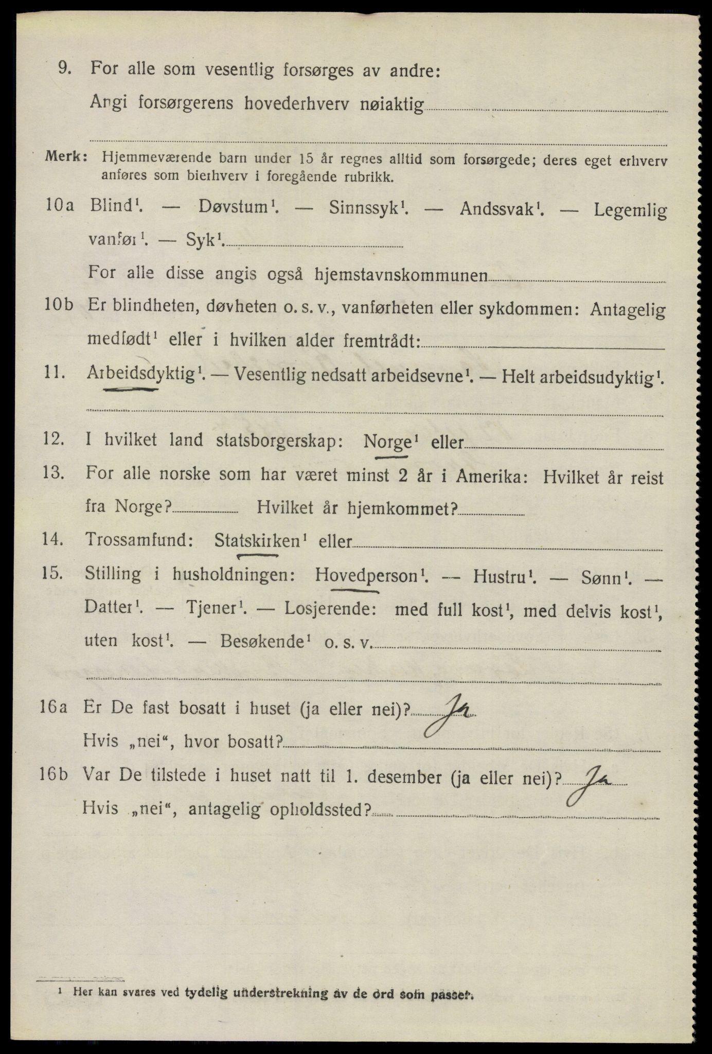 SAO, 1920 census for Feiring, 1920, p. 1623