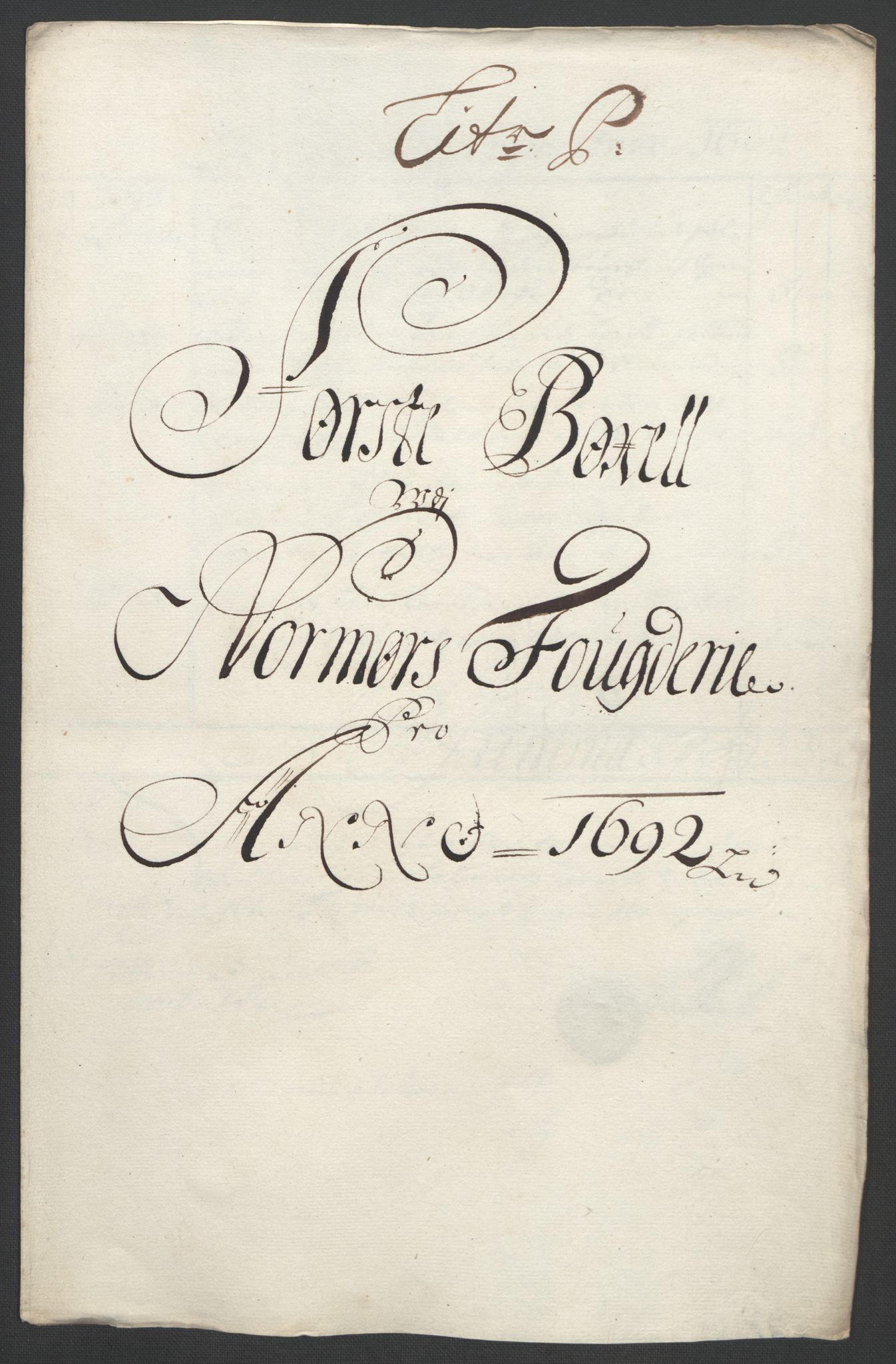 Rentekammeret inntil 1814, Reviderte regnskaper, Fogderegnskap, RA/EA-4092/R56/L3735: Fogderegnskap Nordmøre, 1692-1693, p. 169