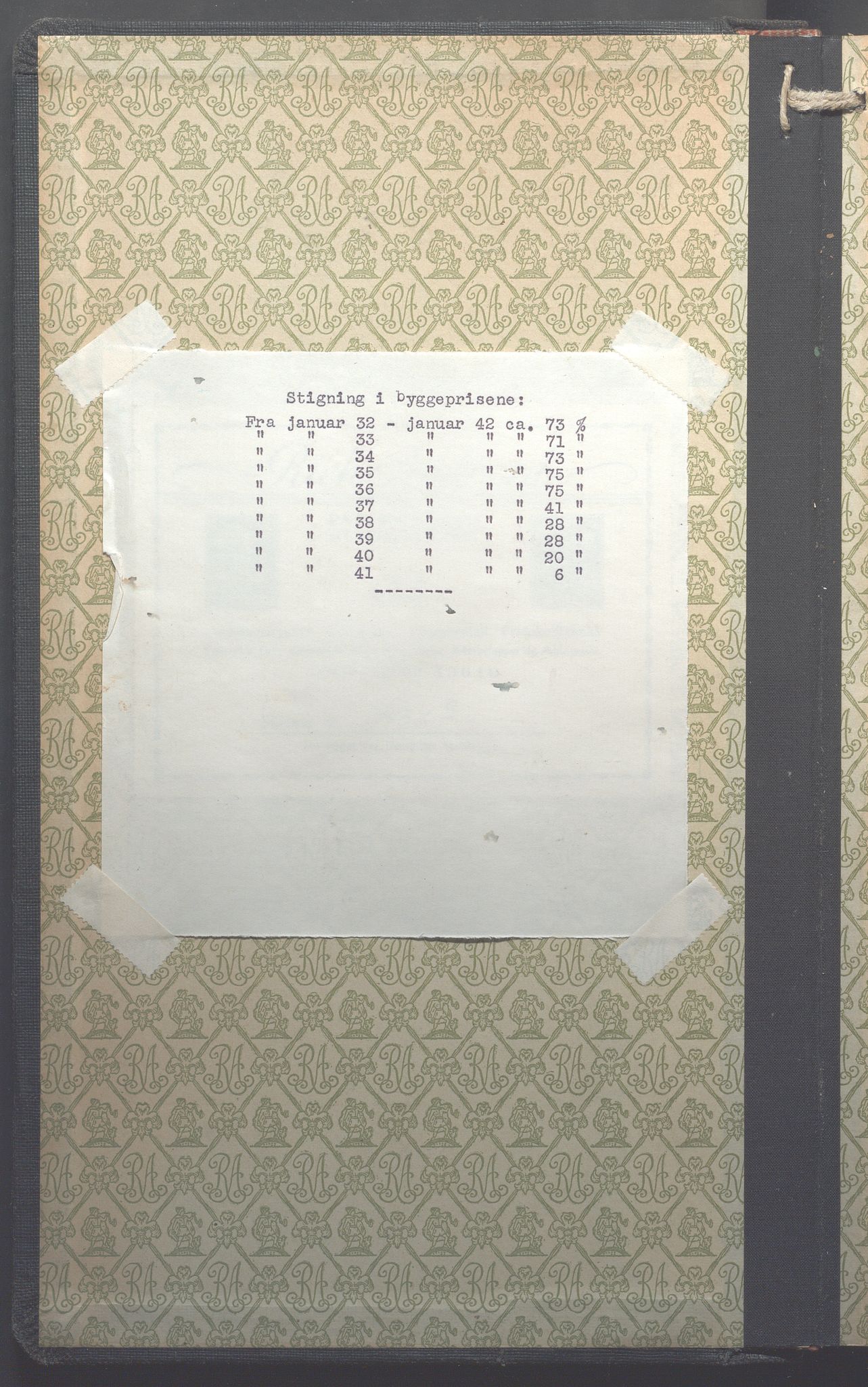 Lensmennene i Aker, OBA/A-10133/F/Fd/L0016: Branntakstprotokoll, 1942-1944