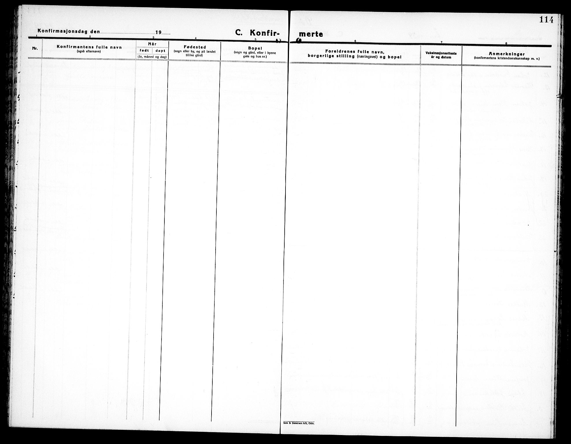 Tune prestekontor Kirkebøker, SAO/A-2007/G/Ga/L0005: Parish register (copy) no. I 5, 1929-1939, p. 114