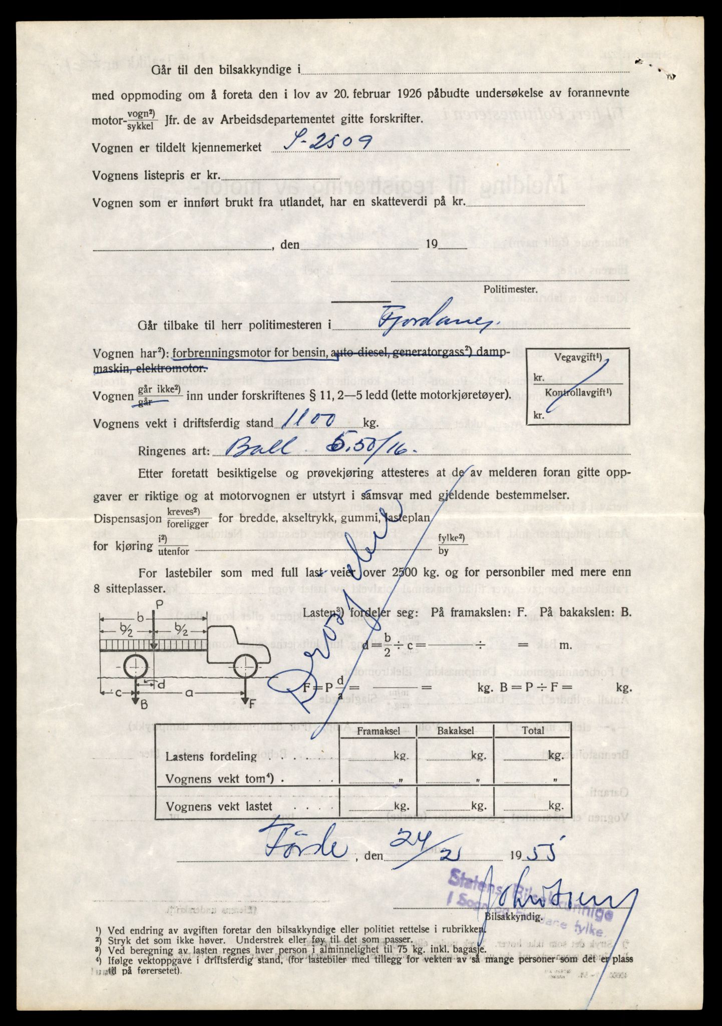 Møre og Romsdal vegkontor - Ålesund trafikkstasjon, AV/SAT-A-4099/F/Fe/L0012: Registreringskort for kjøretøy T 1290 - T 1450, 1927-1998, p. 34