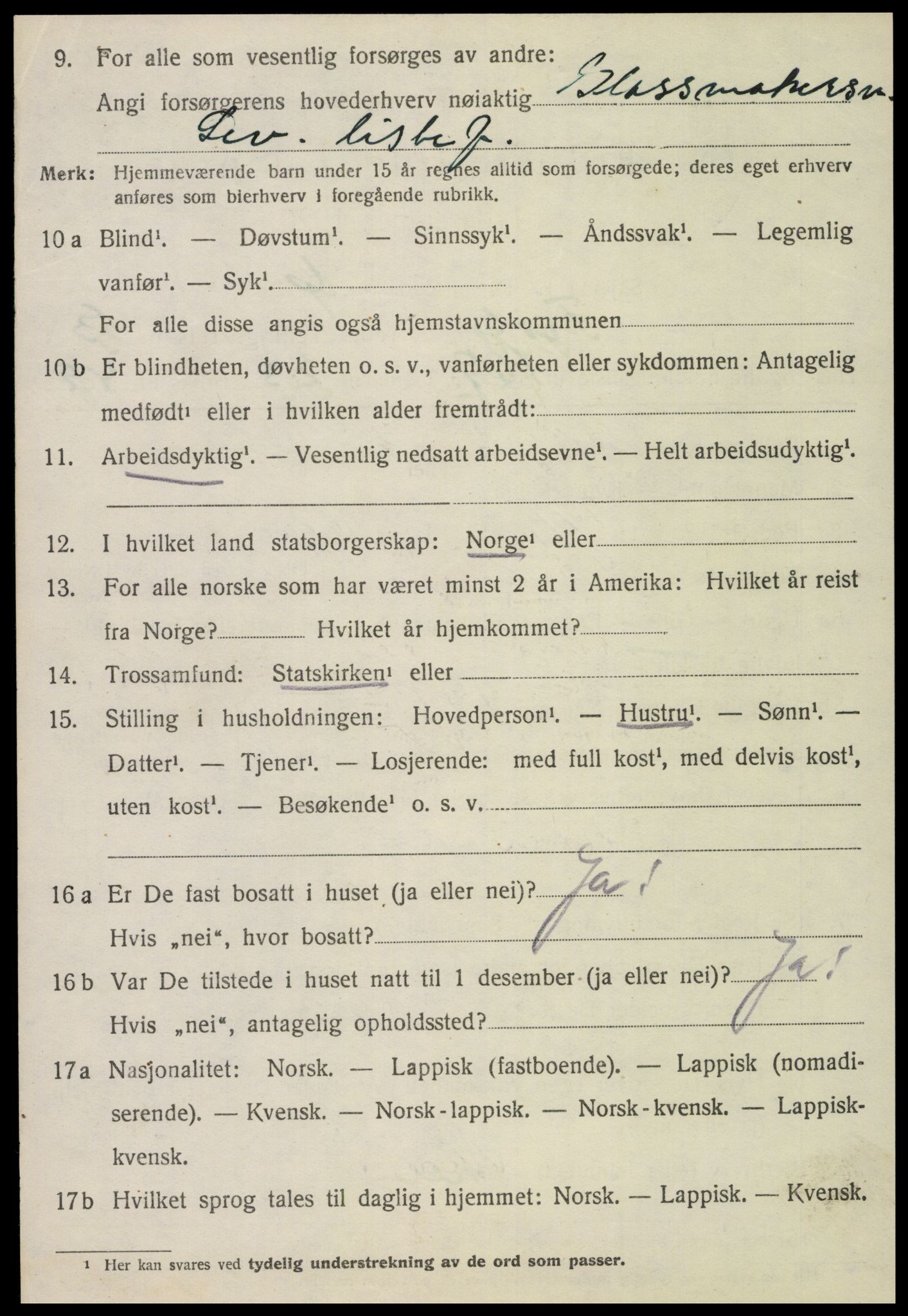 SAT, 1920 census for Frol, 1920, p. 5464